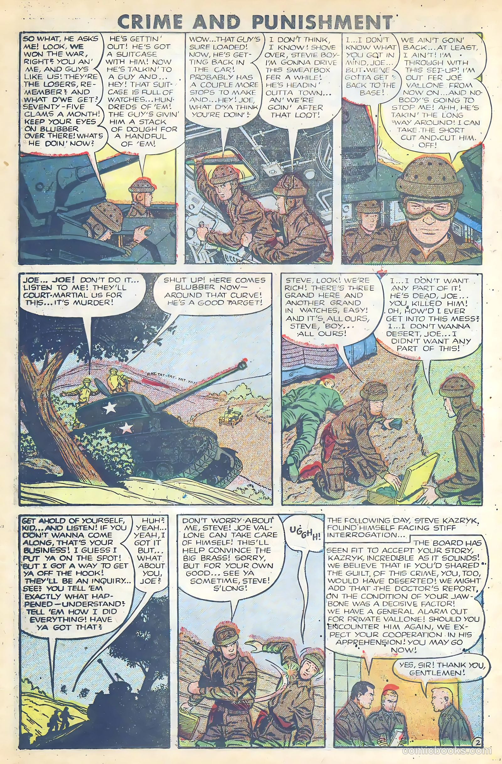 Crime and Punishment #58 (1953) — page 24 of 36