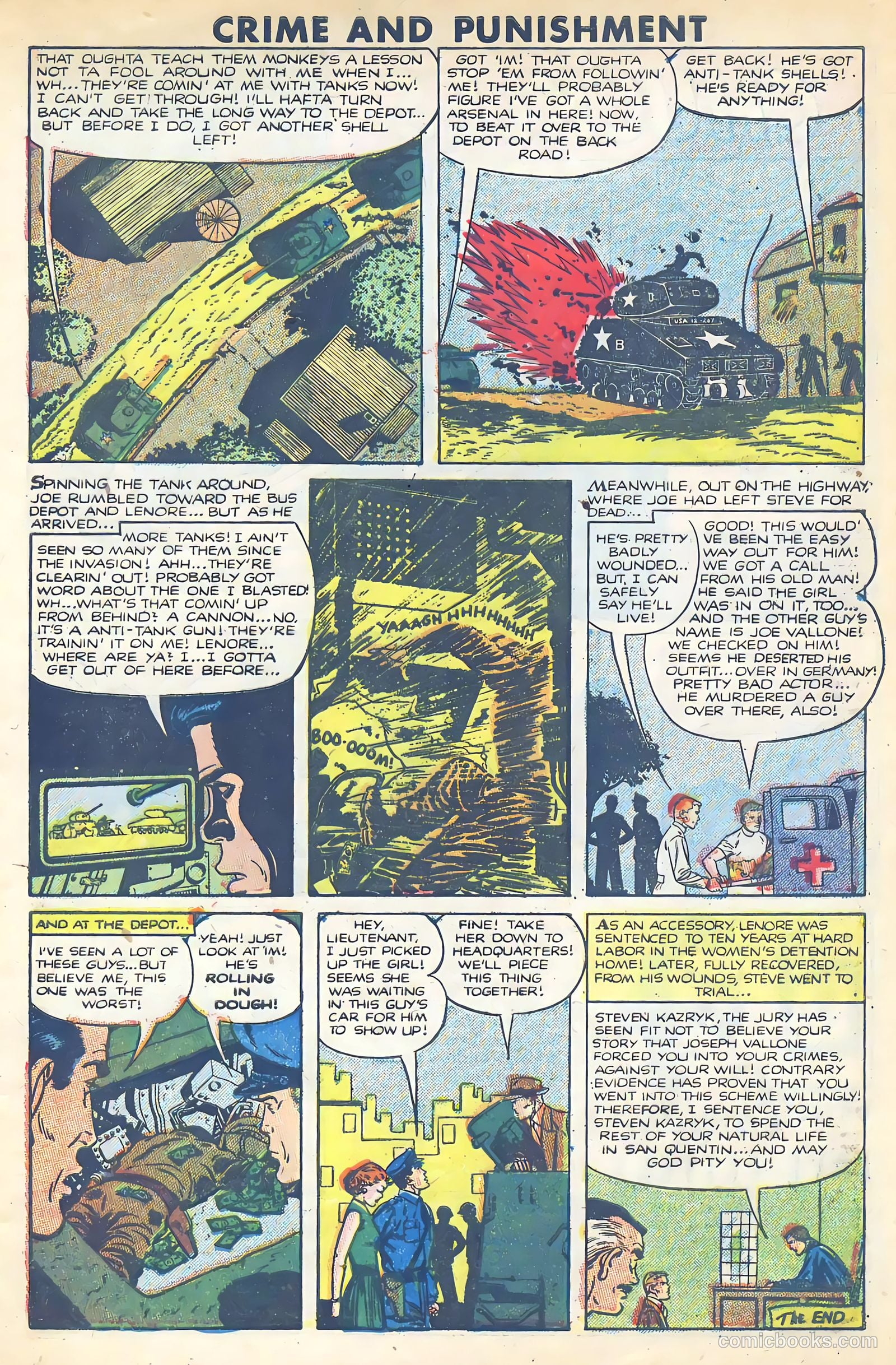 Crime and Punishment #58 (1953) — page 31 of 36
