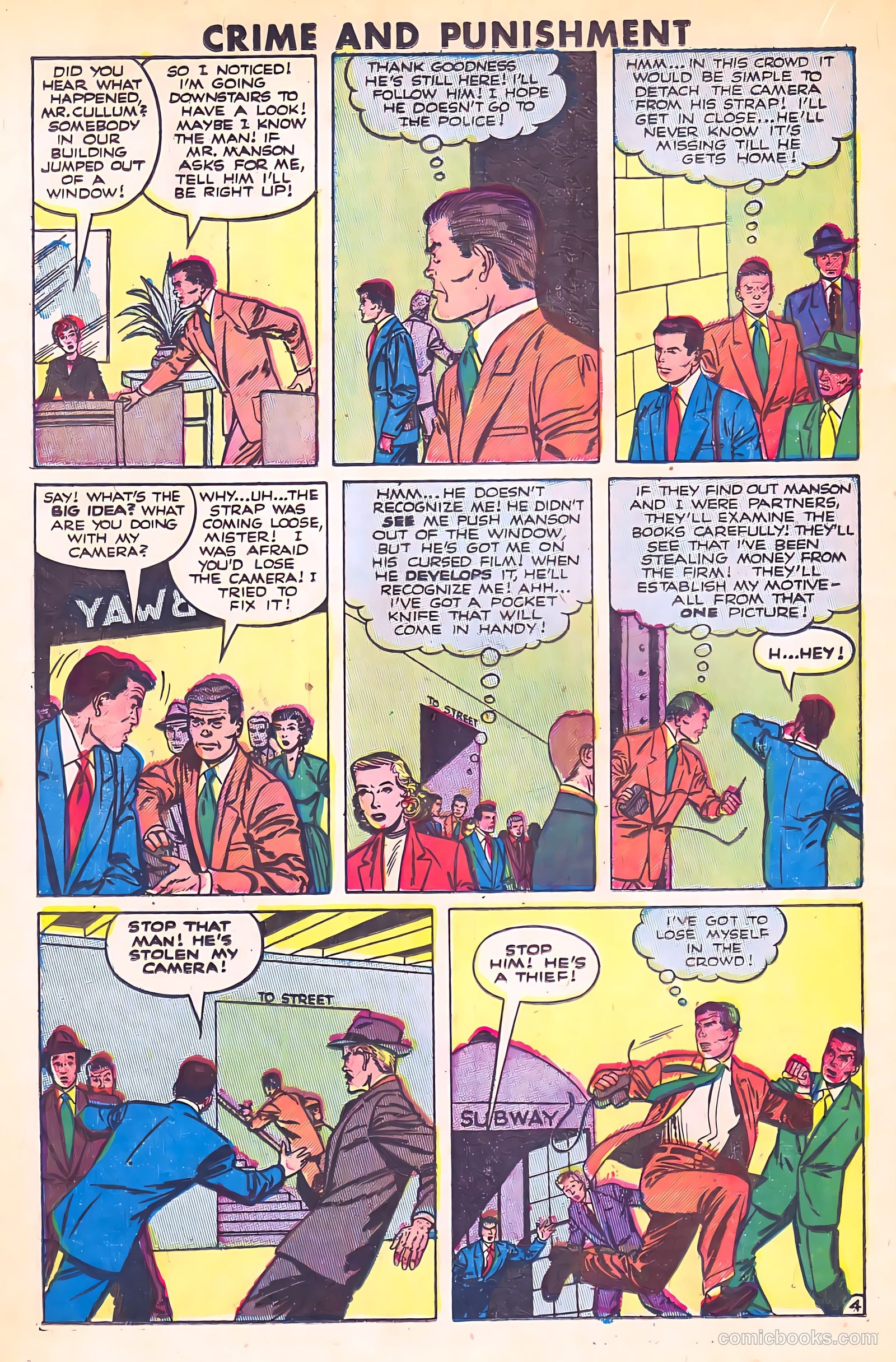 Crime and Punishment #59 (1953) — page 20 of 36