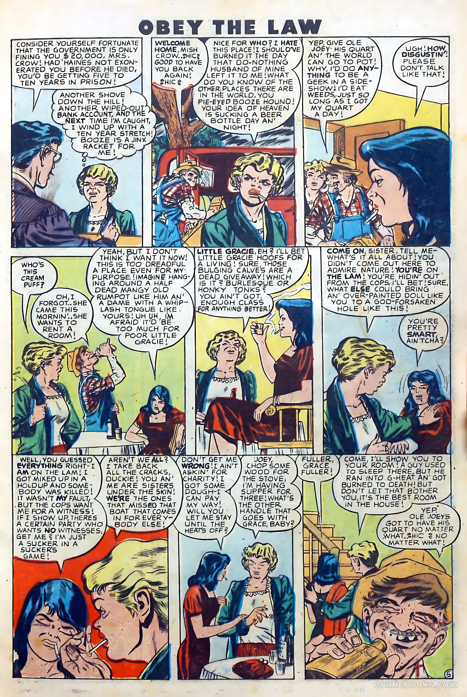 Crime and Punishment #6 (1948) — page 25 of 52