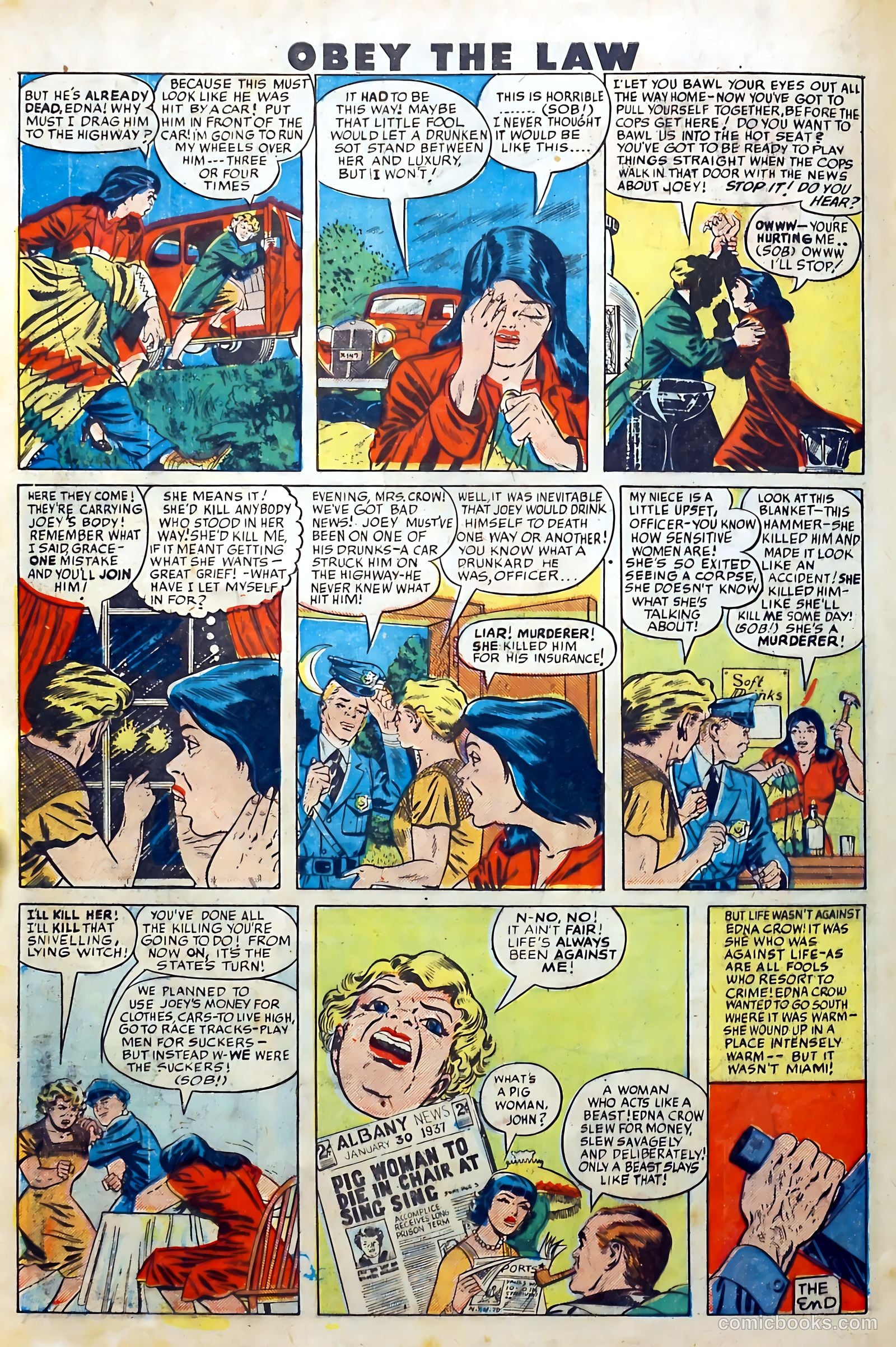 Crime and Punishment #6 (1948) — page 28 of 52