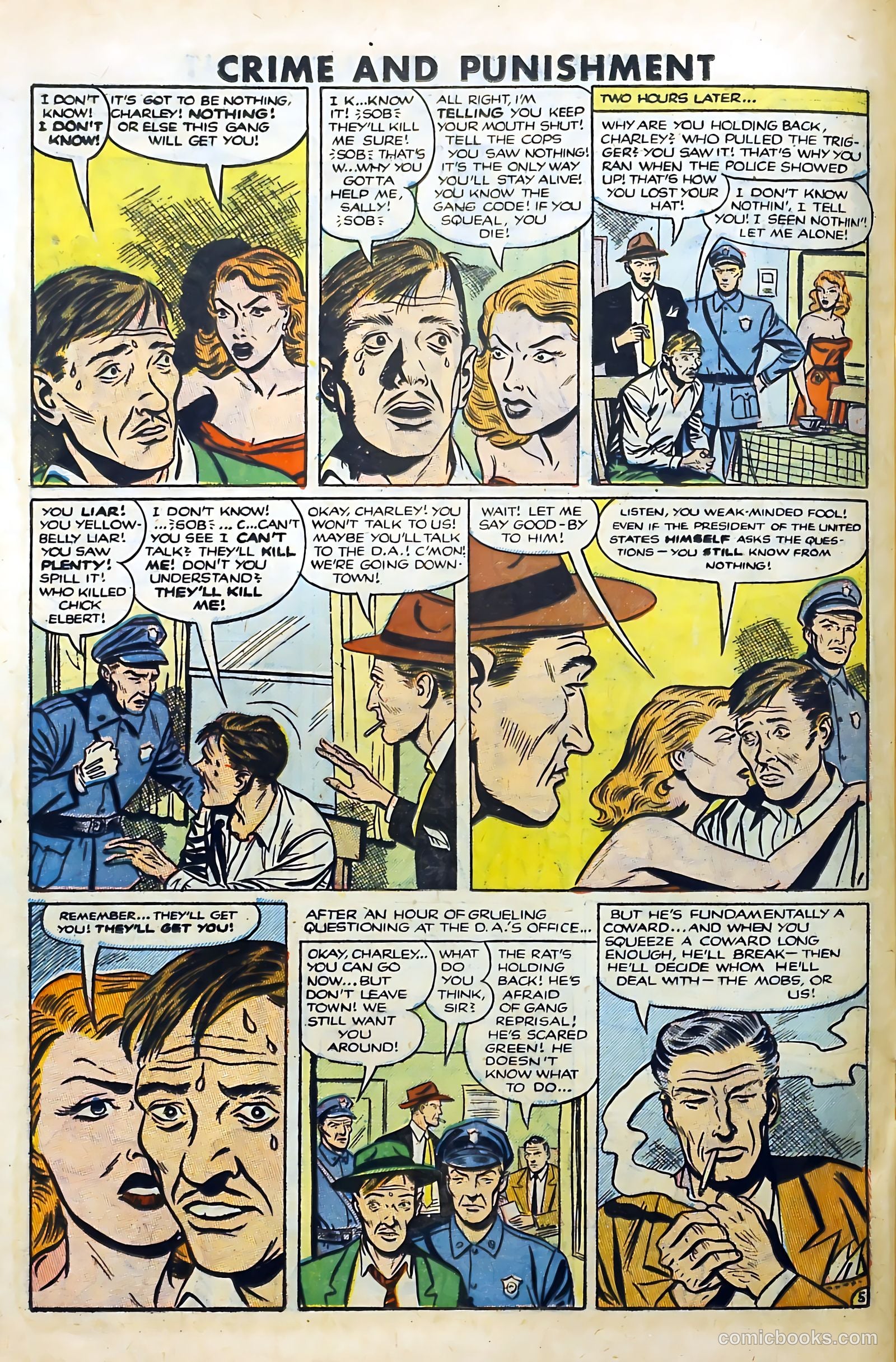 Crime and Punishment #60 (1953) — page 20 of 37