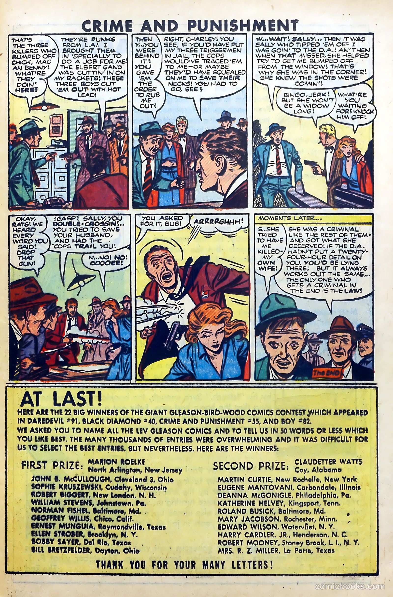 Crime and Punishment #60 (1953) — page 23 of 37