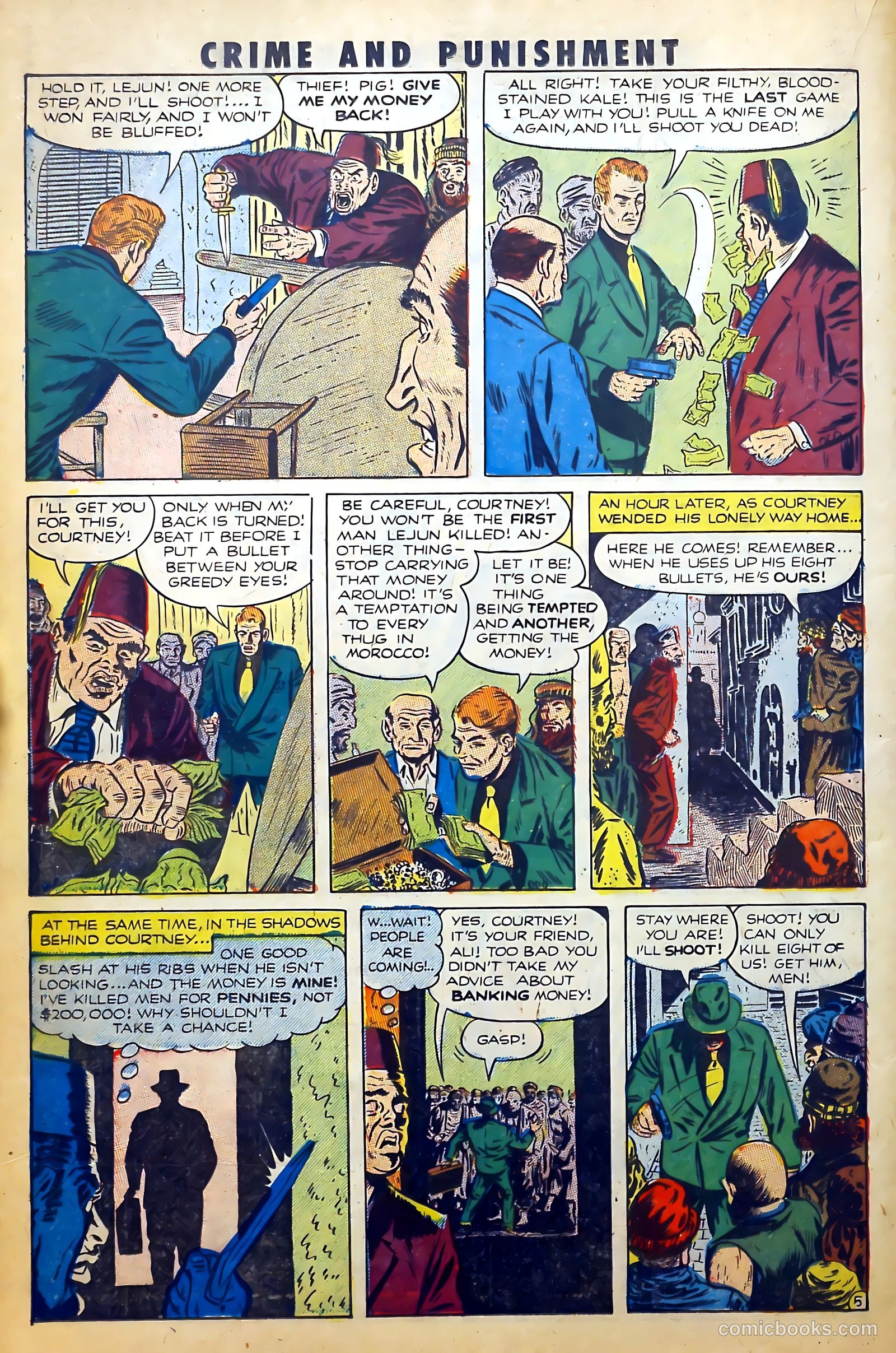 Crime and Punishment #61 (1953) — page 18 of 36