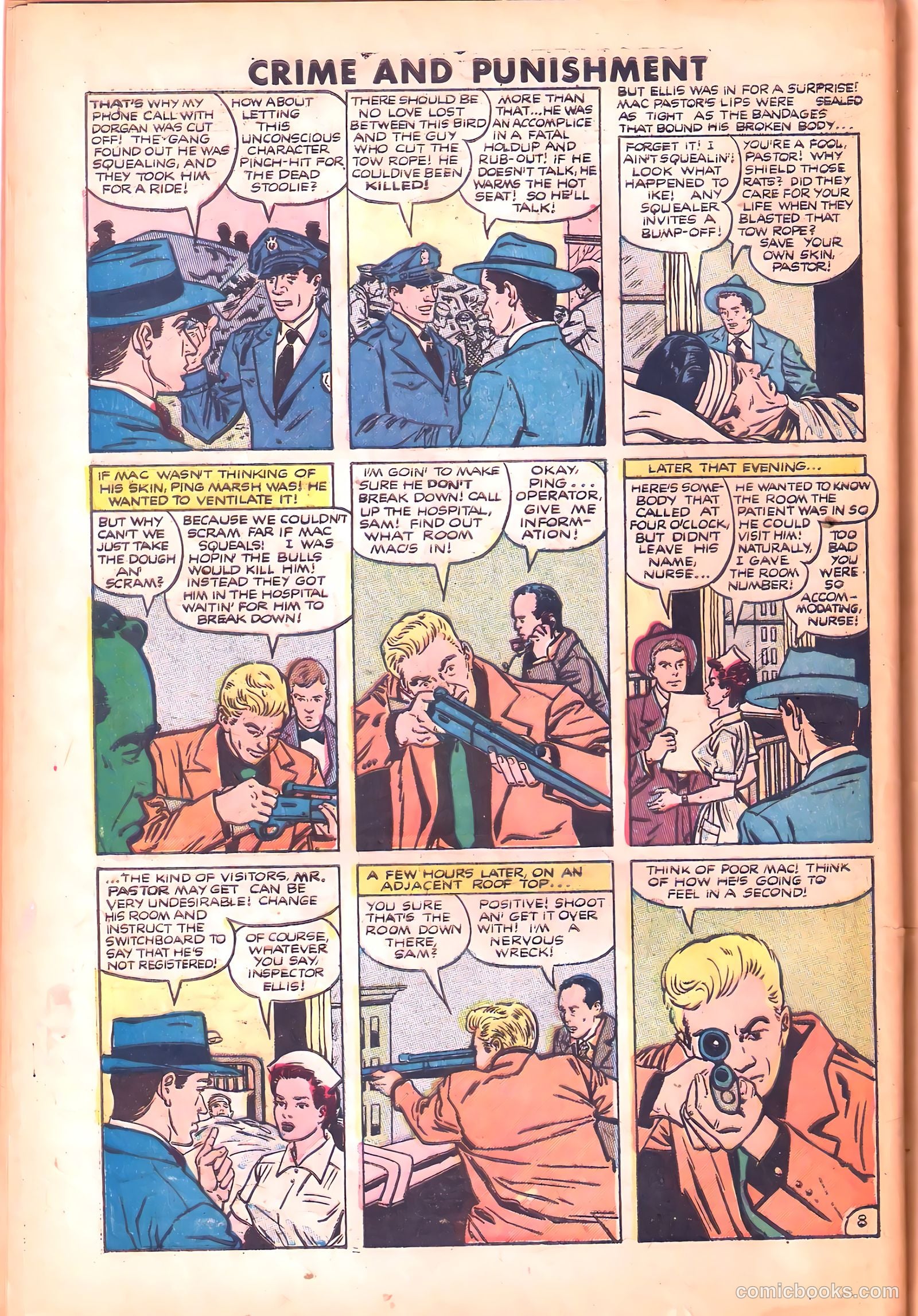 Crime and Punishment #62 (1953) — page 30 of 36