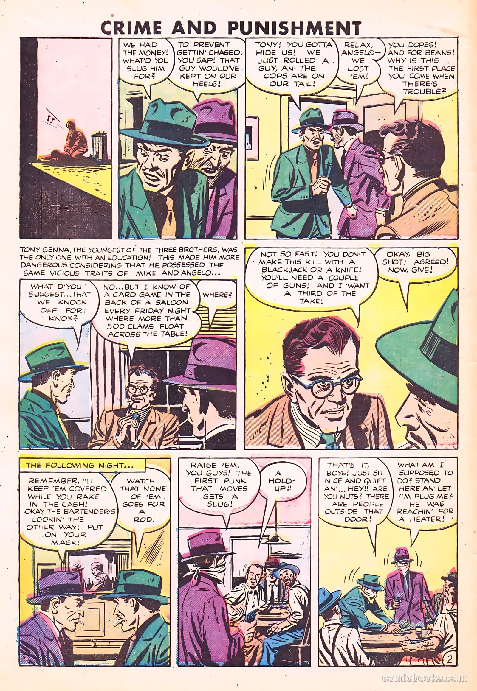 Crime and Punishment #63 (1953) — page 4 of 36