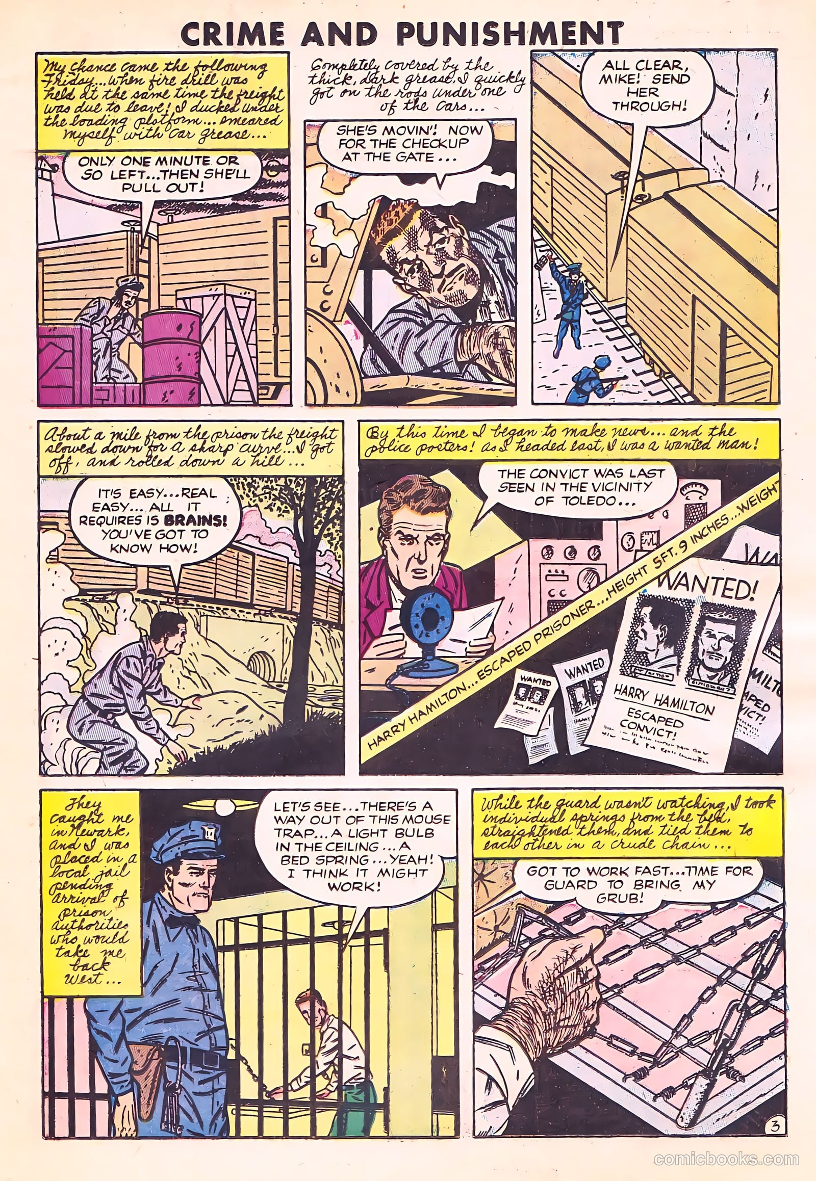 Crime and Punishment #63 (1953) — page 19 of 36