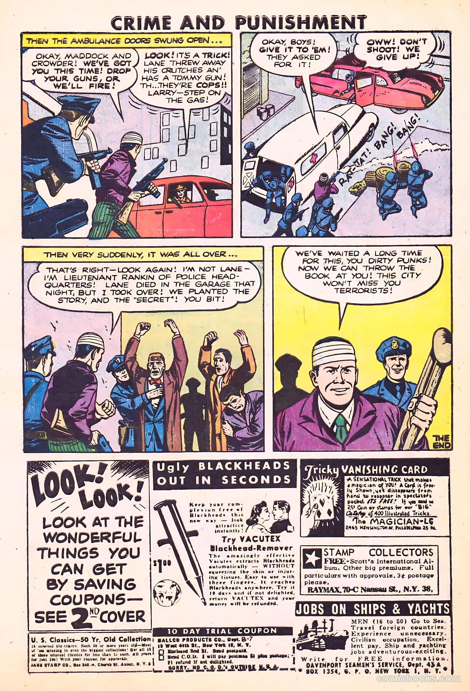 Crime and Punishment #63 (1953) — page 32 of 36