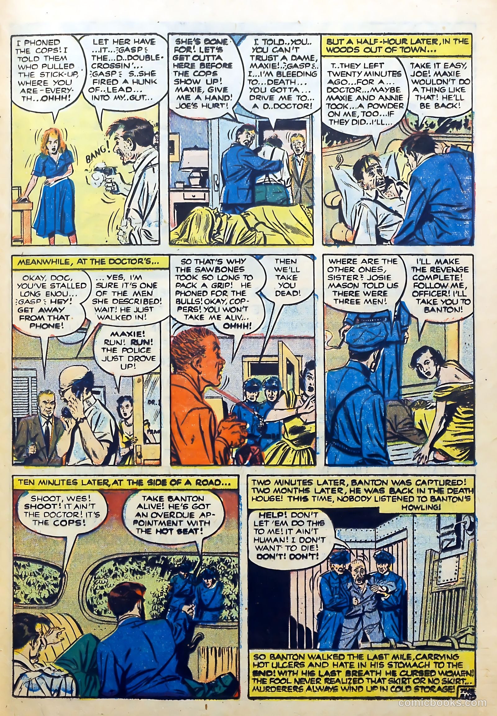 Crime and Punishment #64 (1953) — page 21 of 36