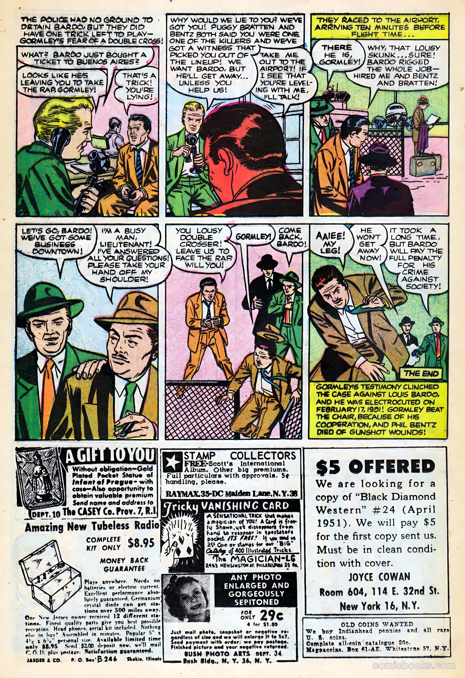 Crime and Punishment #65 (1954) — page 22 of 36