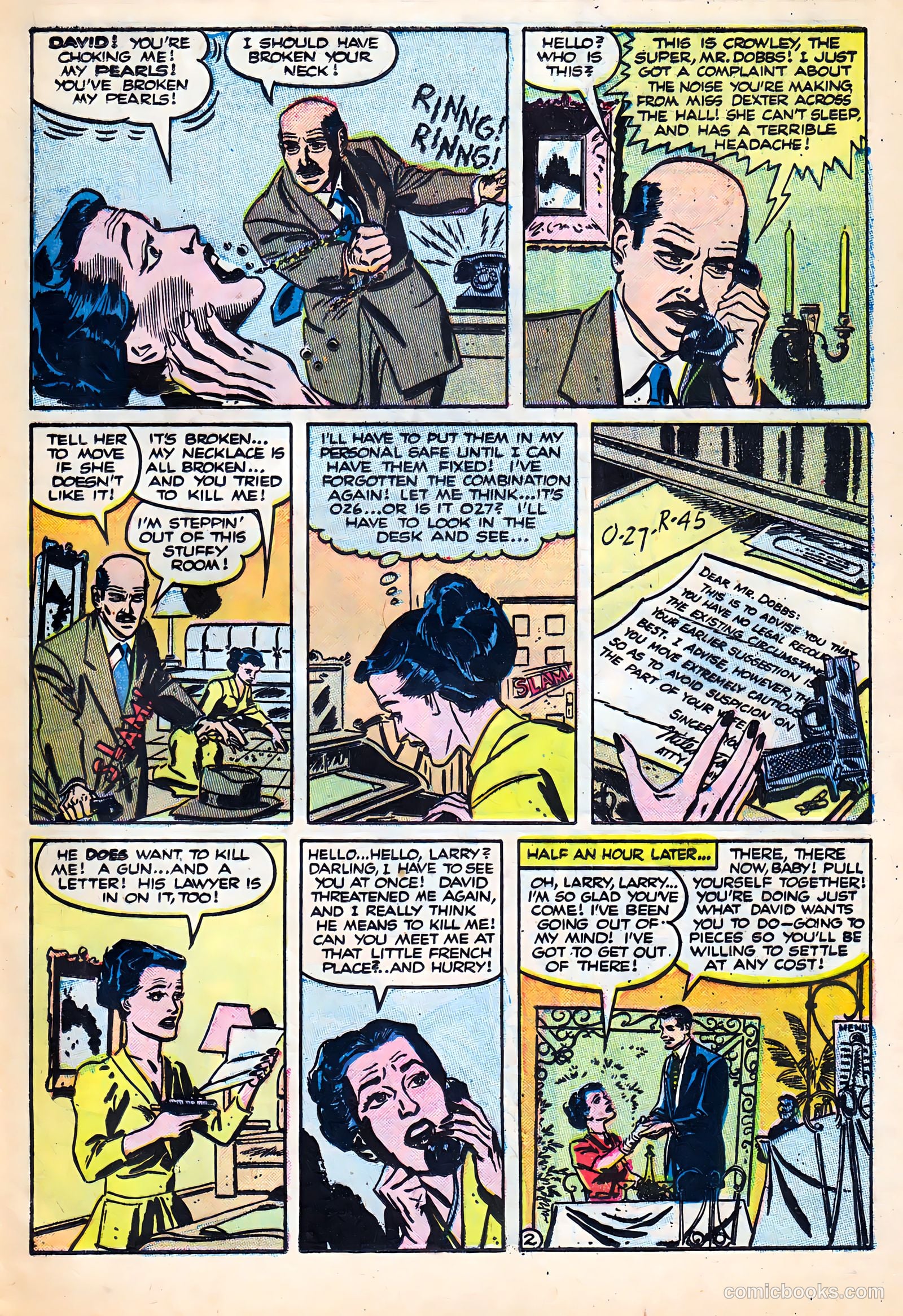Crime and Punishment #65 (1954) — page 25 of 36