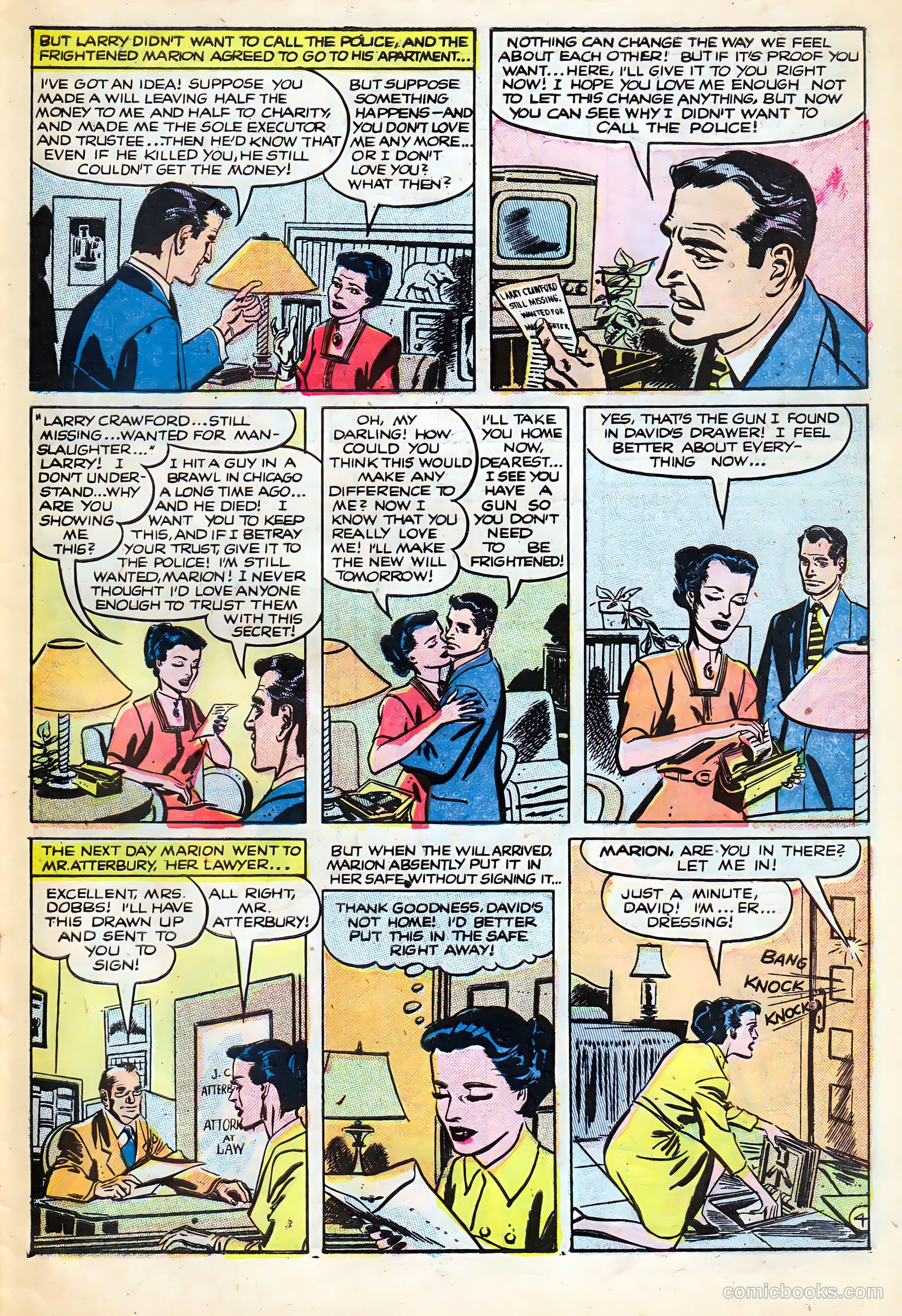 Crime and Punishment #65 (1954) — page 27 of 36
