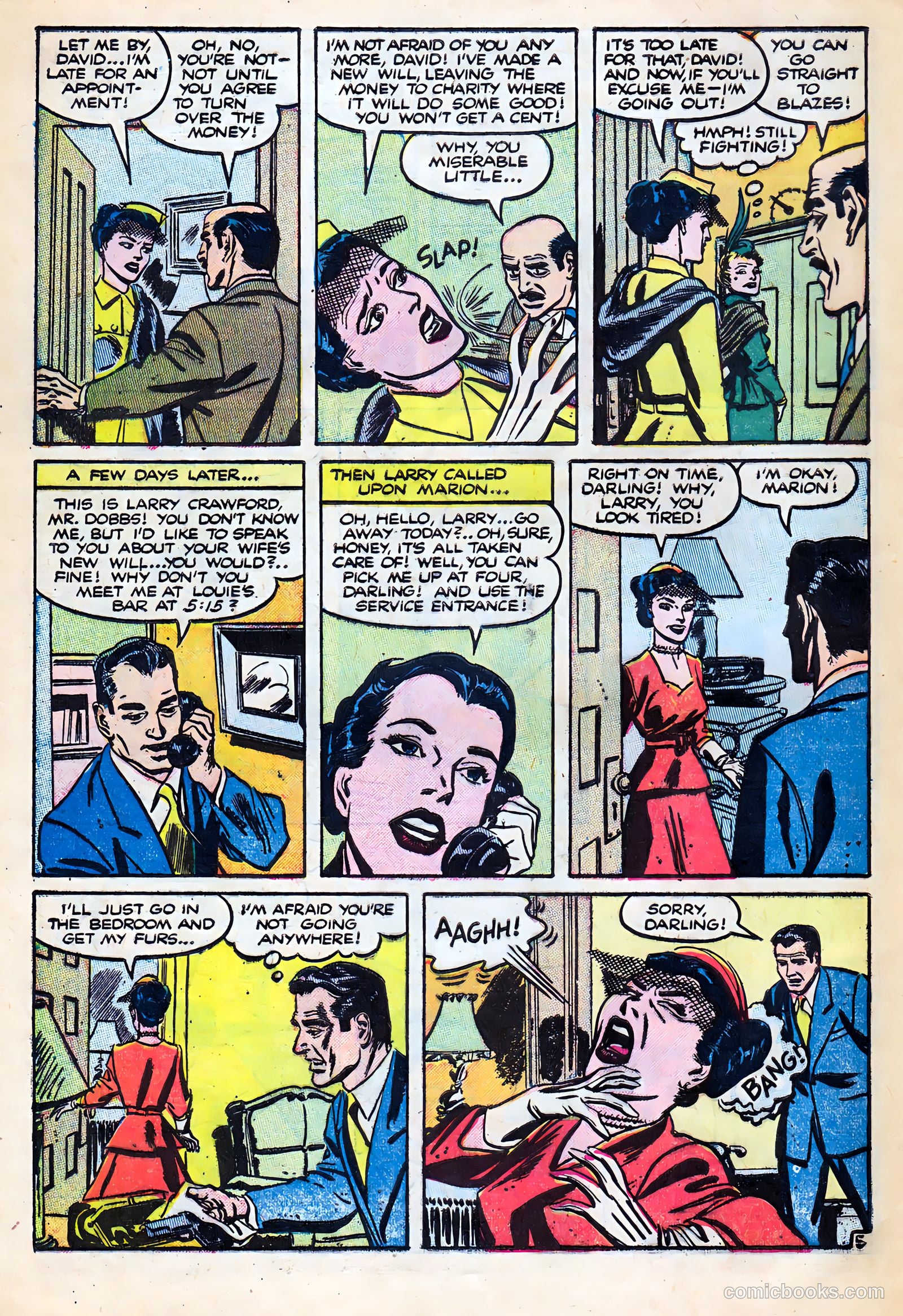 Crime and Punishment #65 (1954) — page 28 of 36