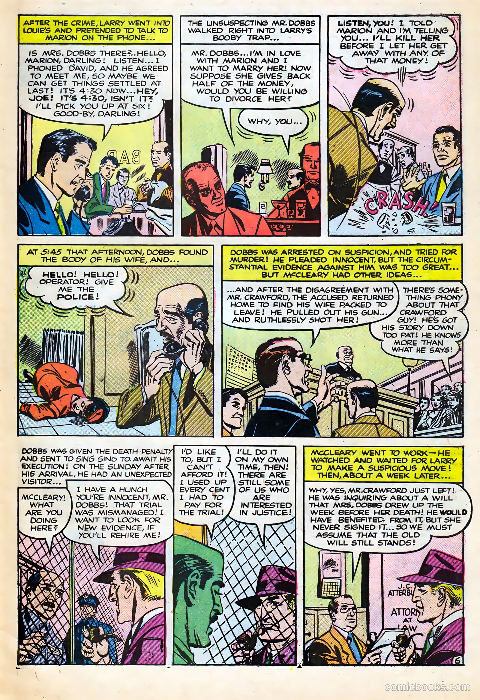 Crime and Punishment #65 (1954) — page 29 of 36