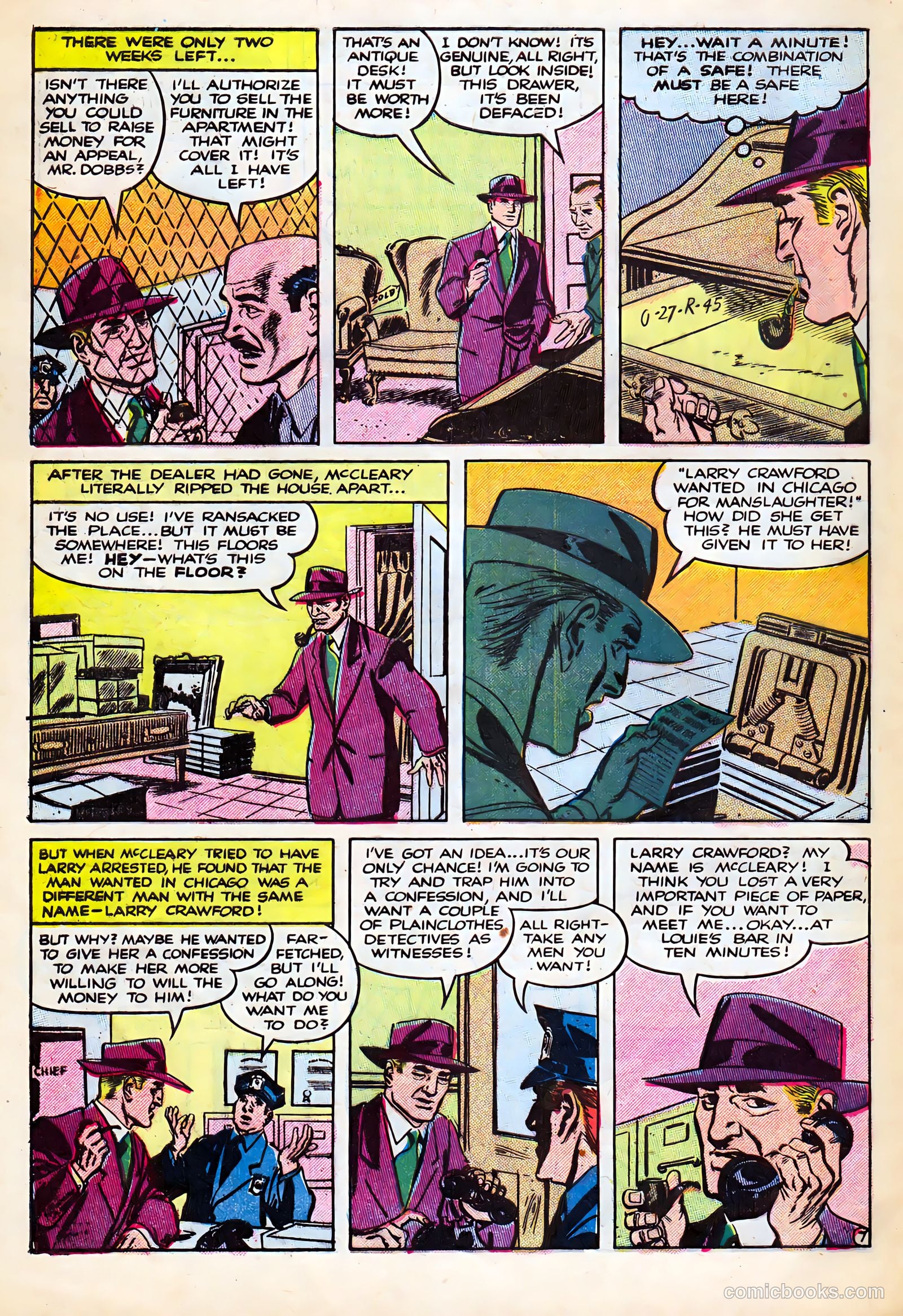 Crime and Punishment #65 (1954) — page 30 of 36