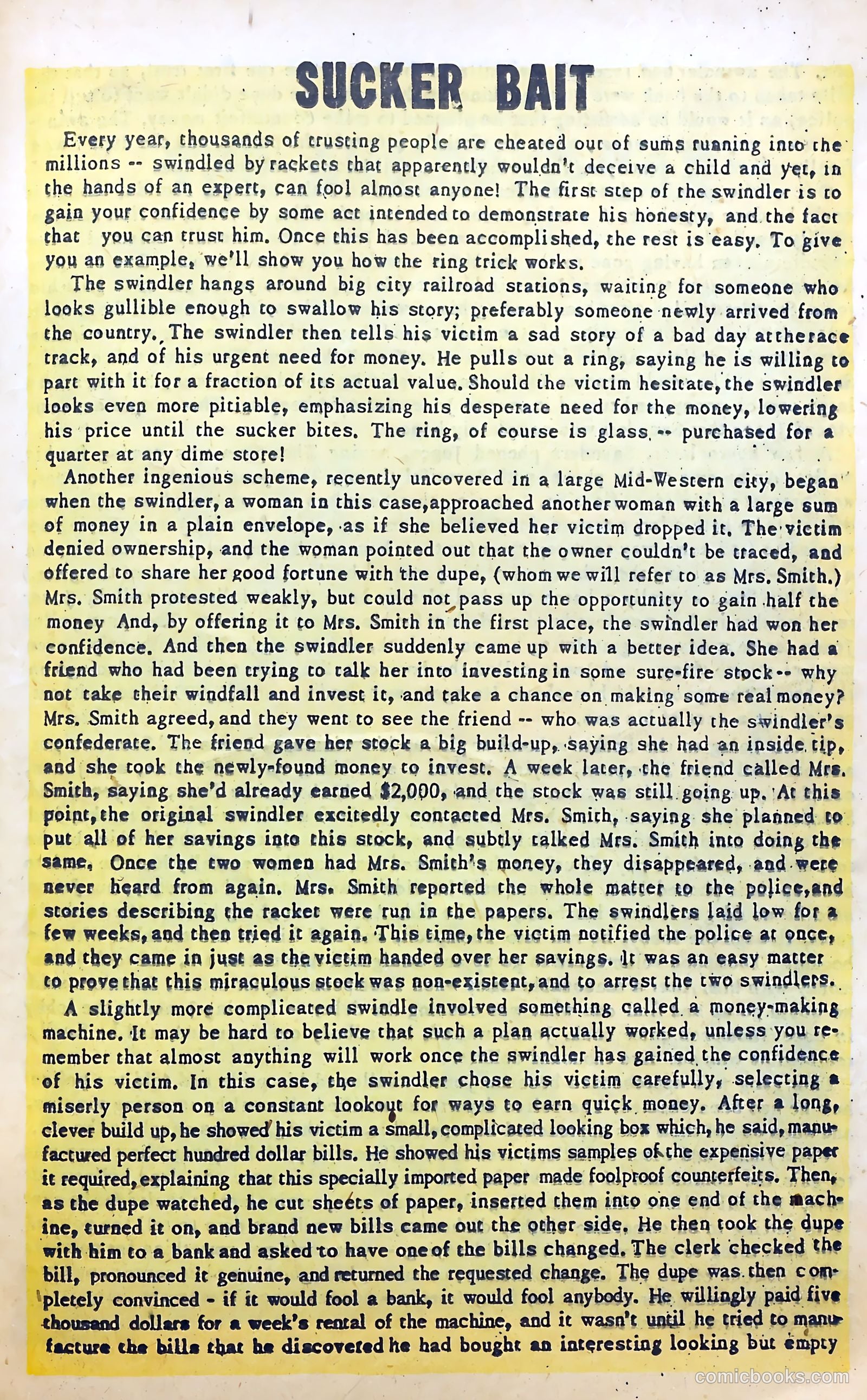 Crime and Punishment #66 (1954) — page 23 of 36