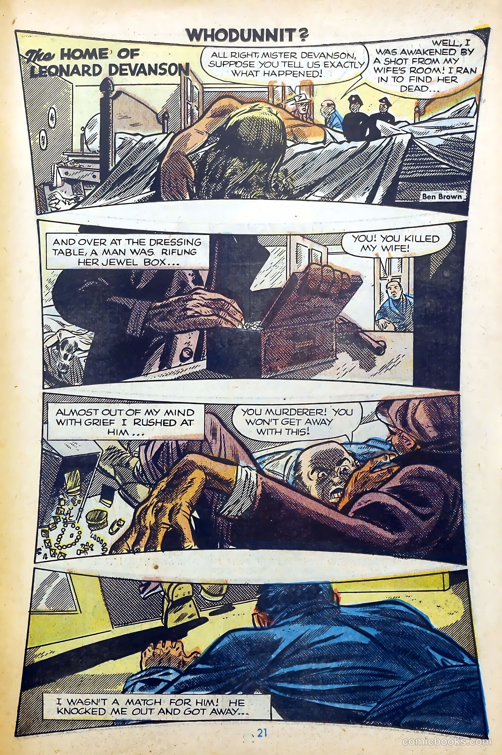 Crime and Punishment #67 (1954) — page 23 of 36