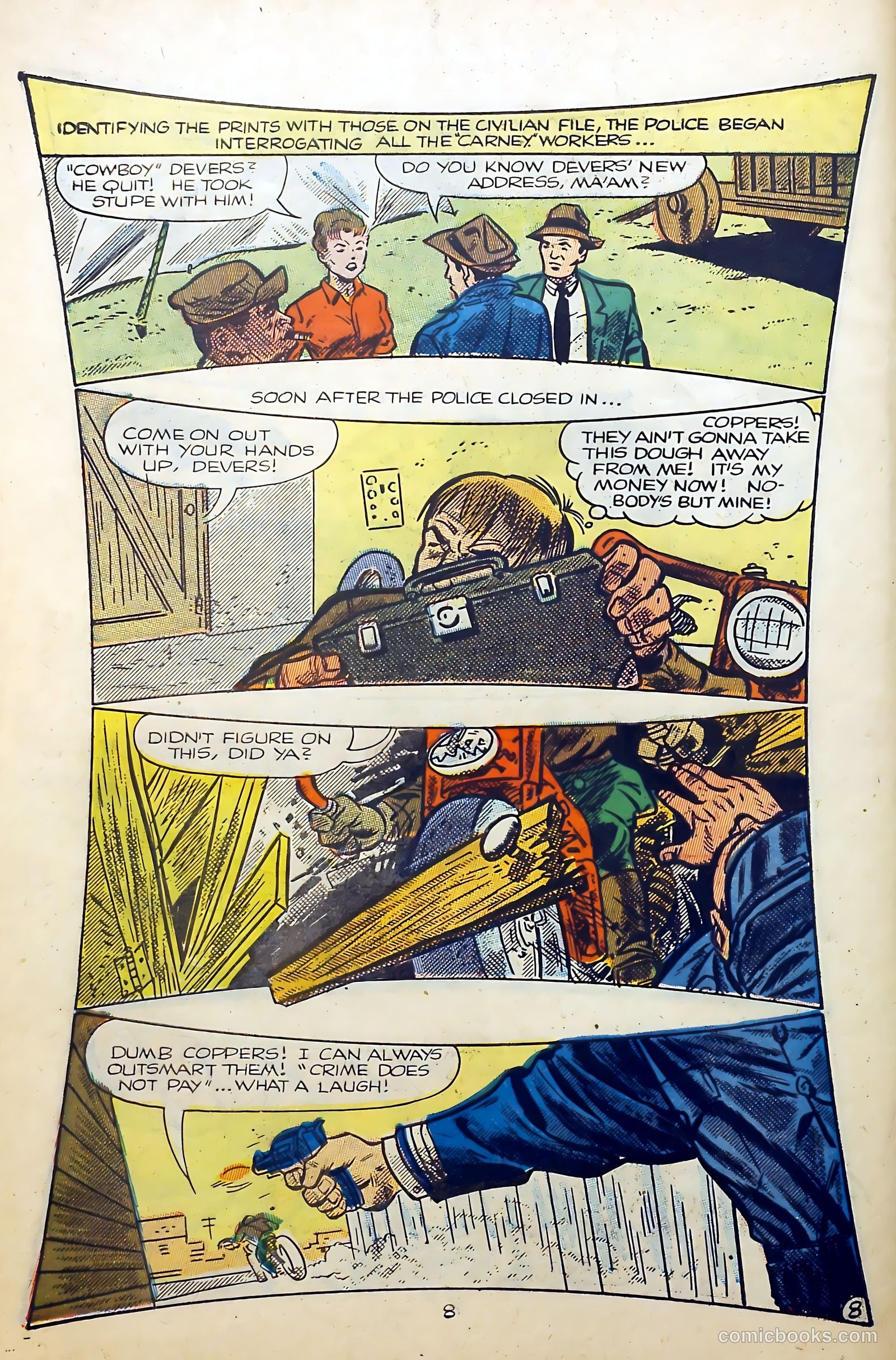 Crime and Punishment #68 (1954) — page 10 of 36