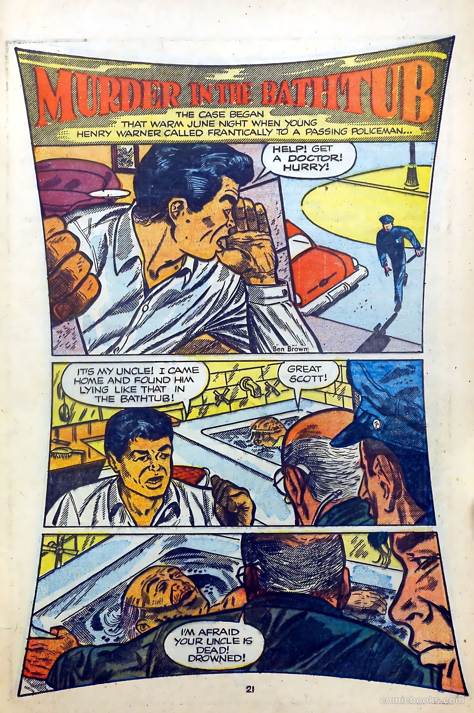 Crime and Punishment #68 (1954) — page 23 of 36