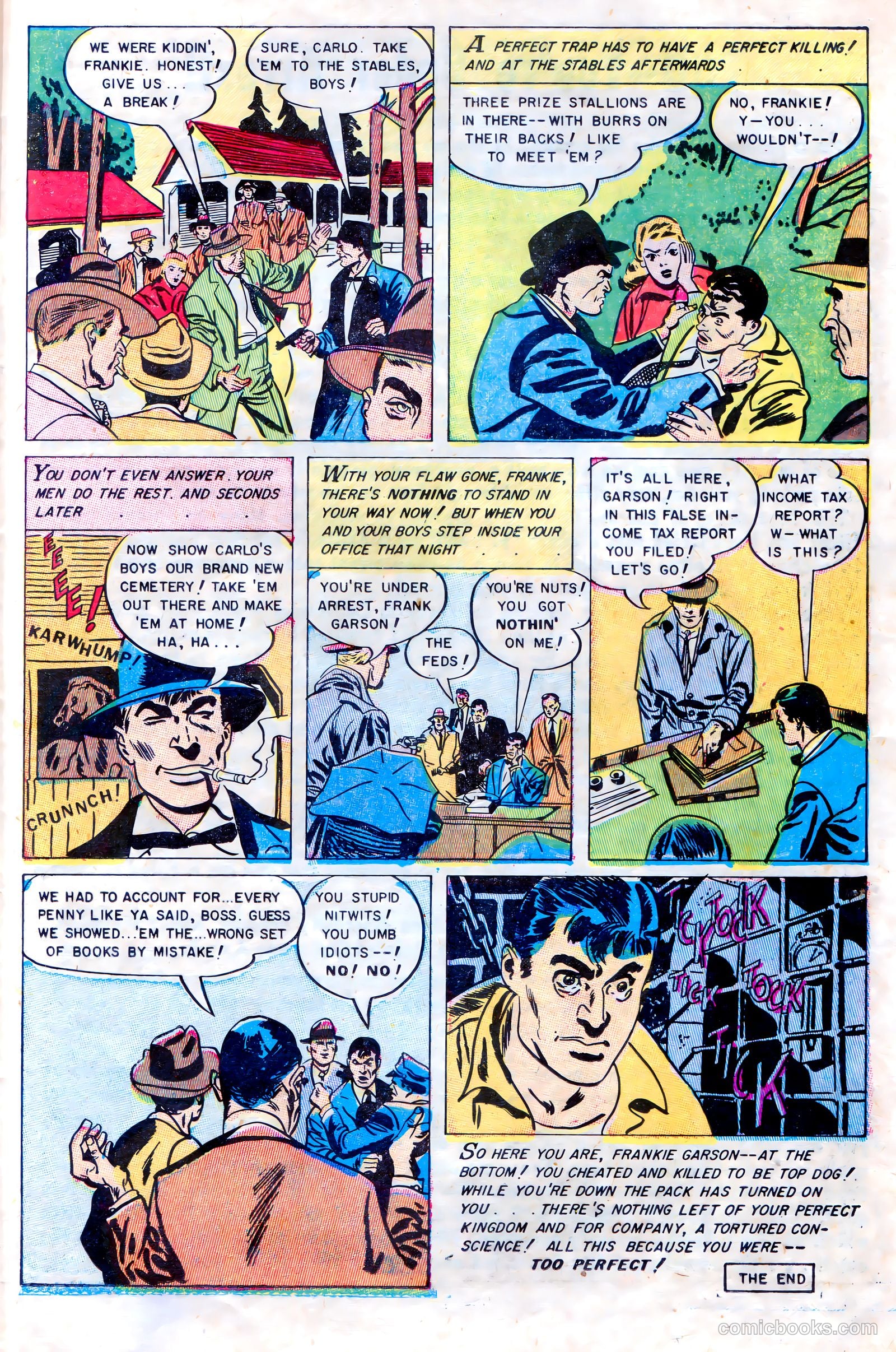 Crime and Punishment #70 (1954) — page 23 of 36