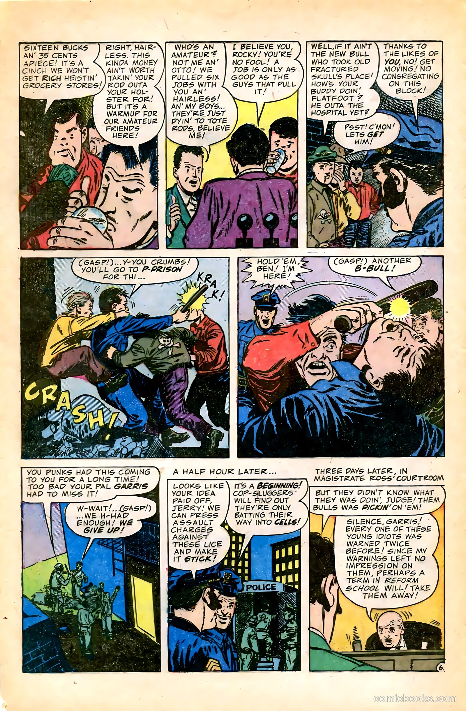 Crime and Punishment #71 (1955) — page 8 of 36
