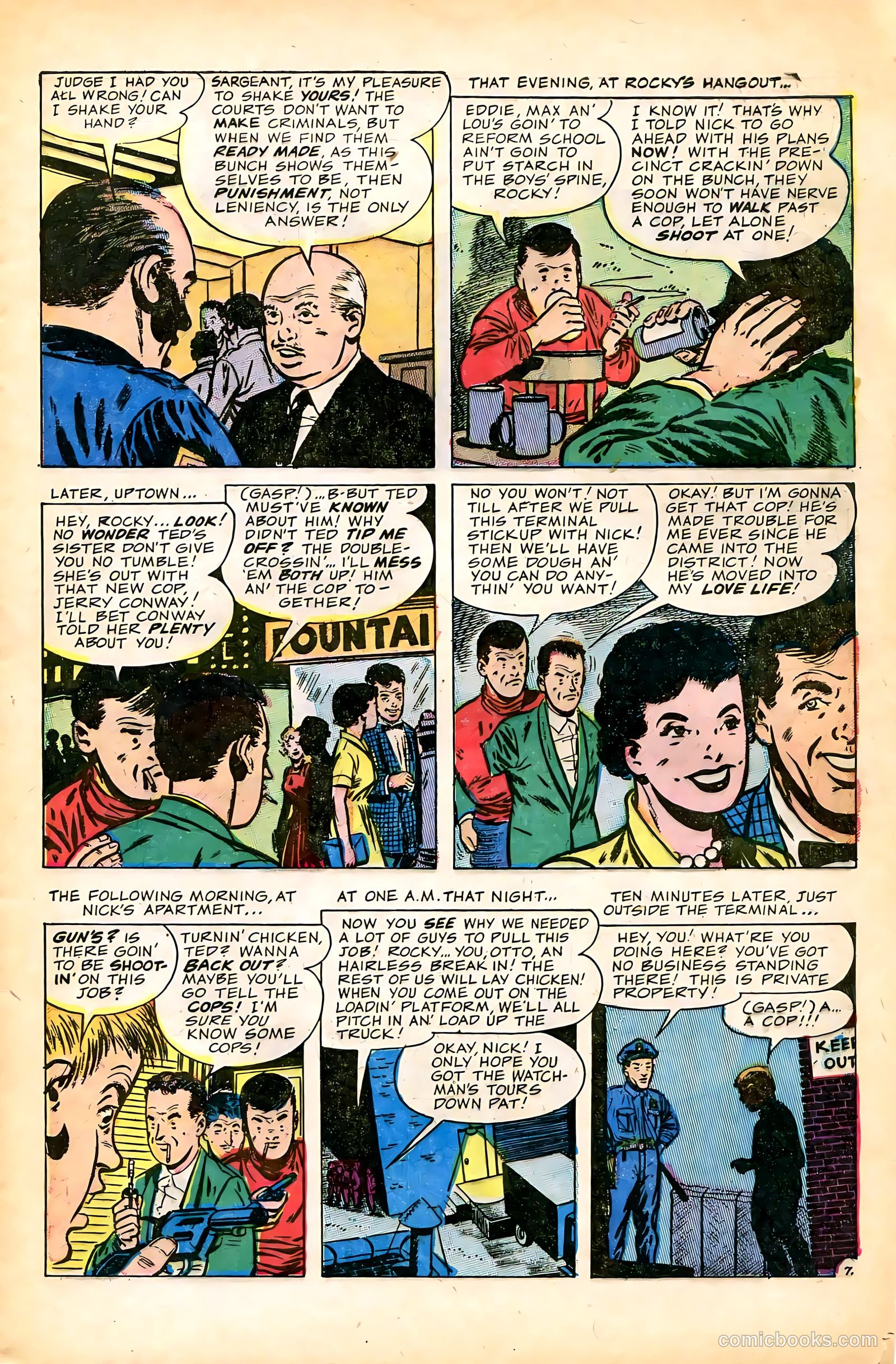 Crime and Punishment #71 (1955) — page 9 of 36