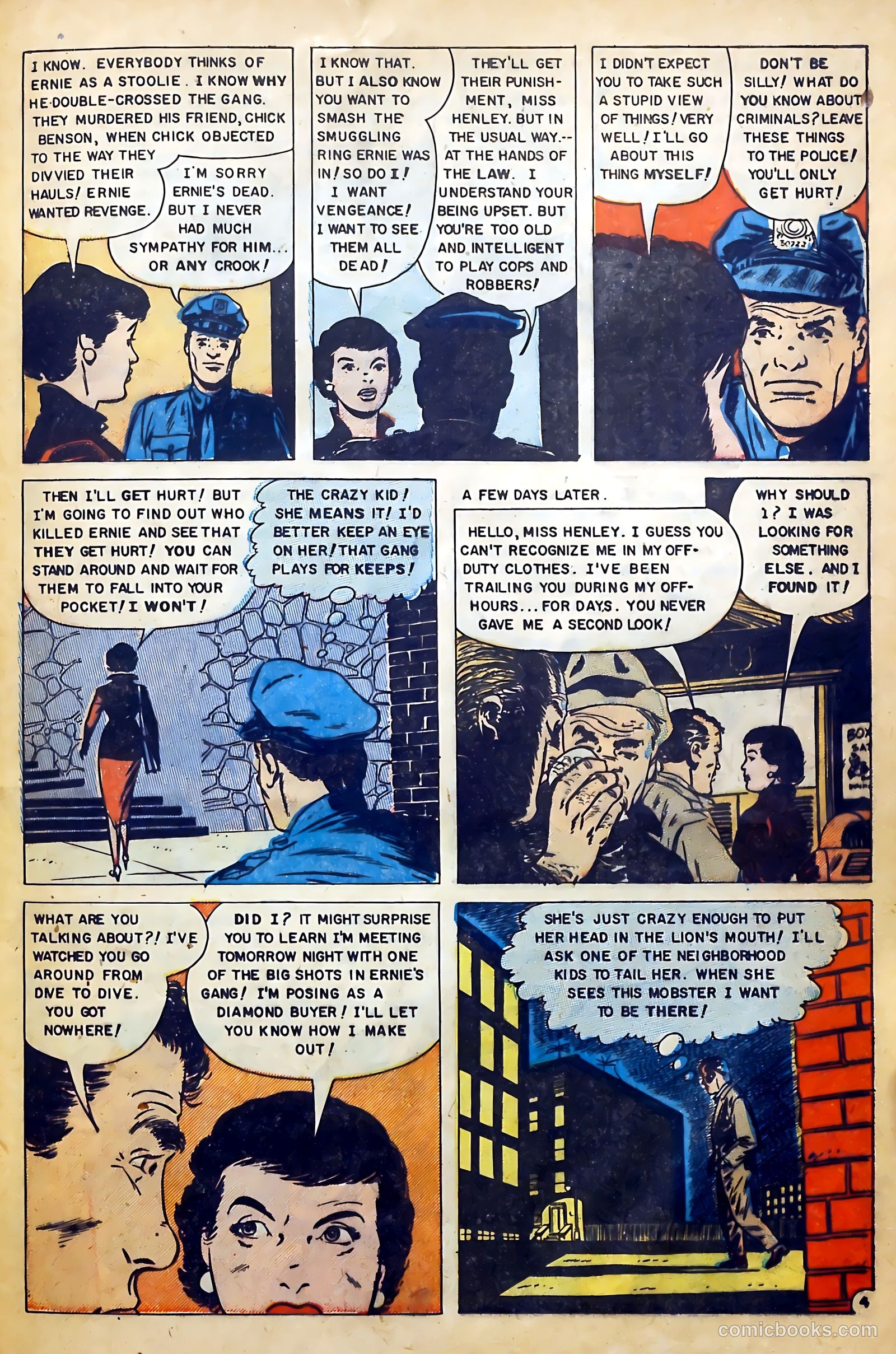Crime and Punishment #72 (1955) — page 29 of 36