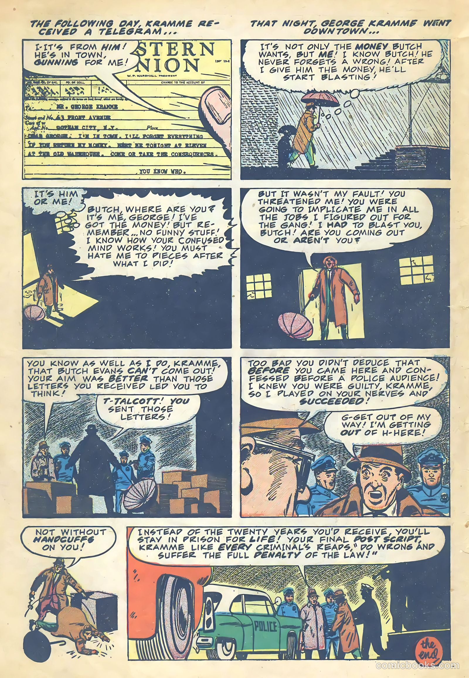 Crime and Punishment #74 (1955) — page 8 of 36