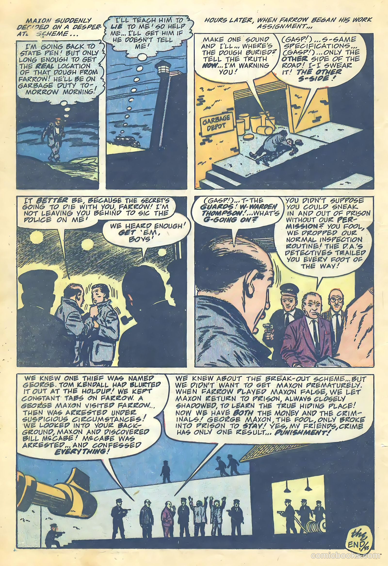 Crime and Punishment #74 (1955) — page 22 of 36