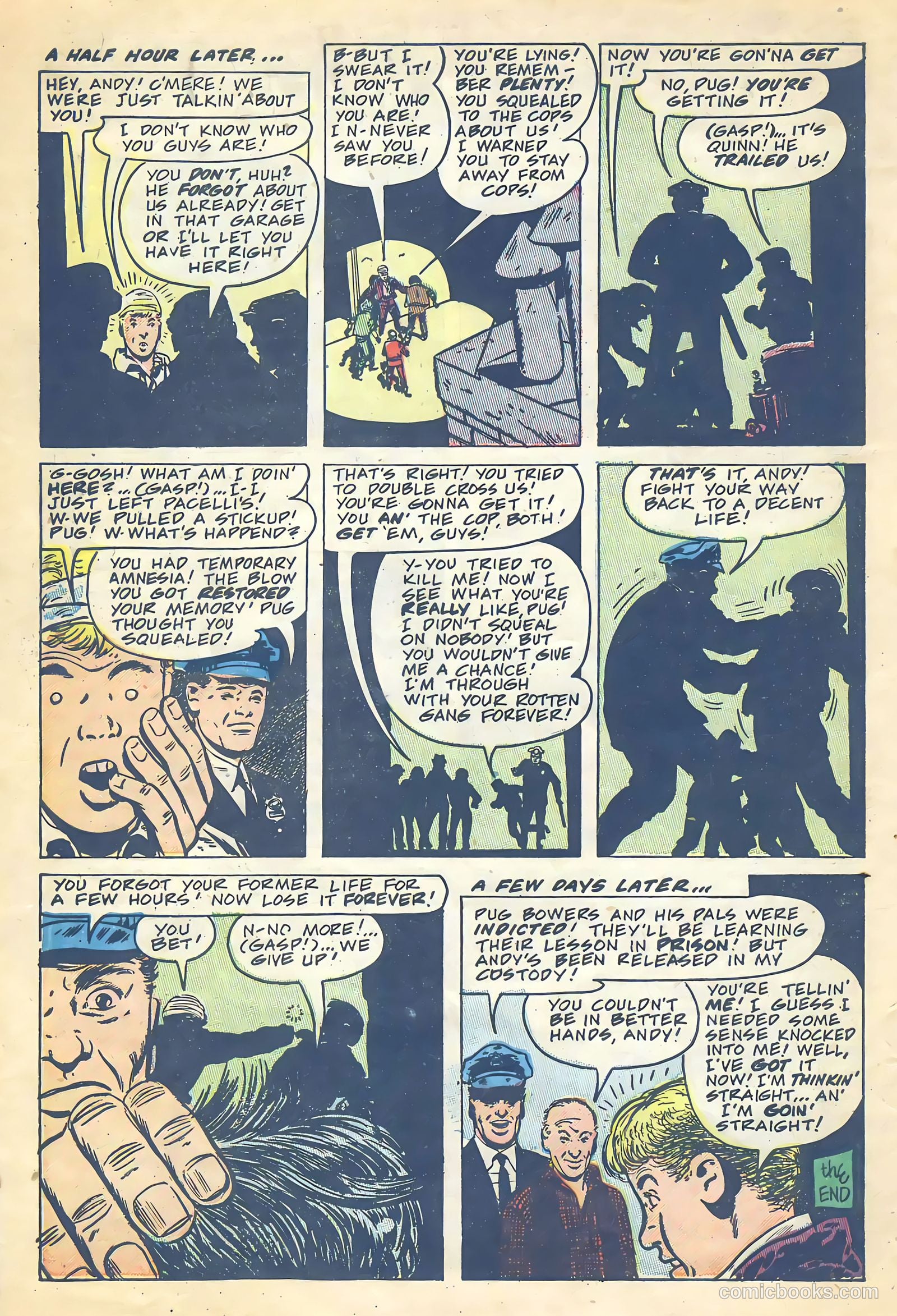 Crime and Punishment #74 (1955) — page 32 of 36
