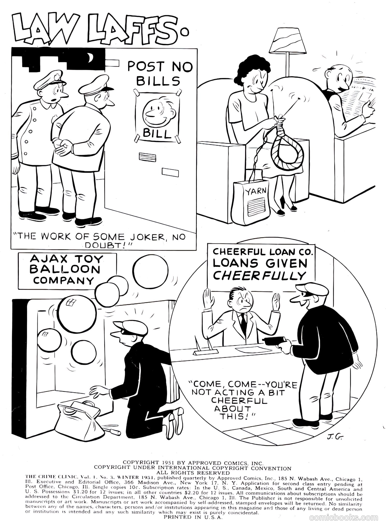 Crime Clinic #3 (1951) — page 2 of 36