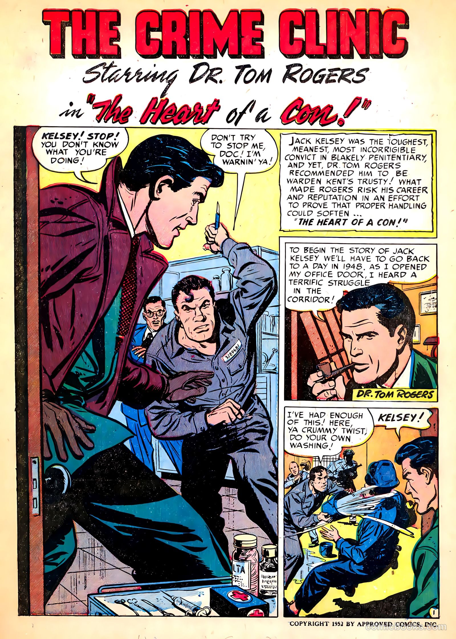 Crime Clinic #4 (1952) — page 3 of 36