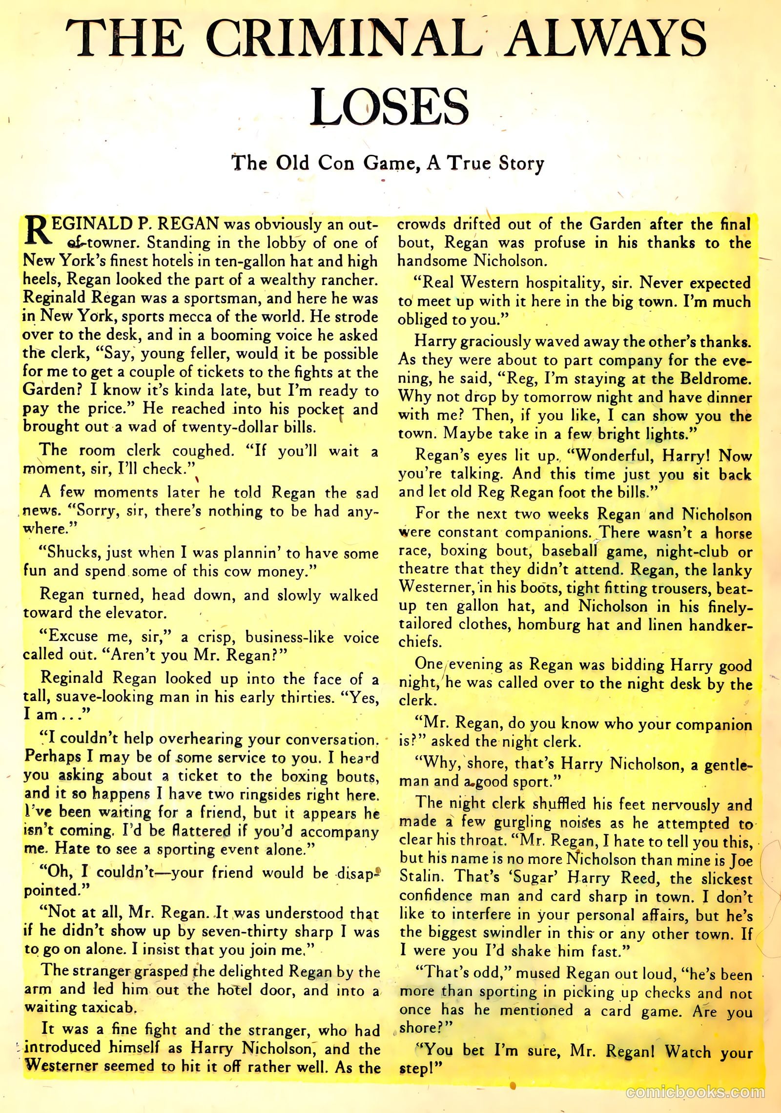 Crime Clinic #4 (1952) — page 20 of 36