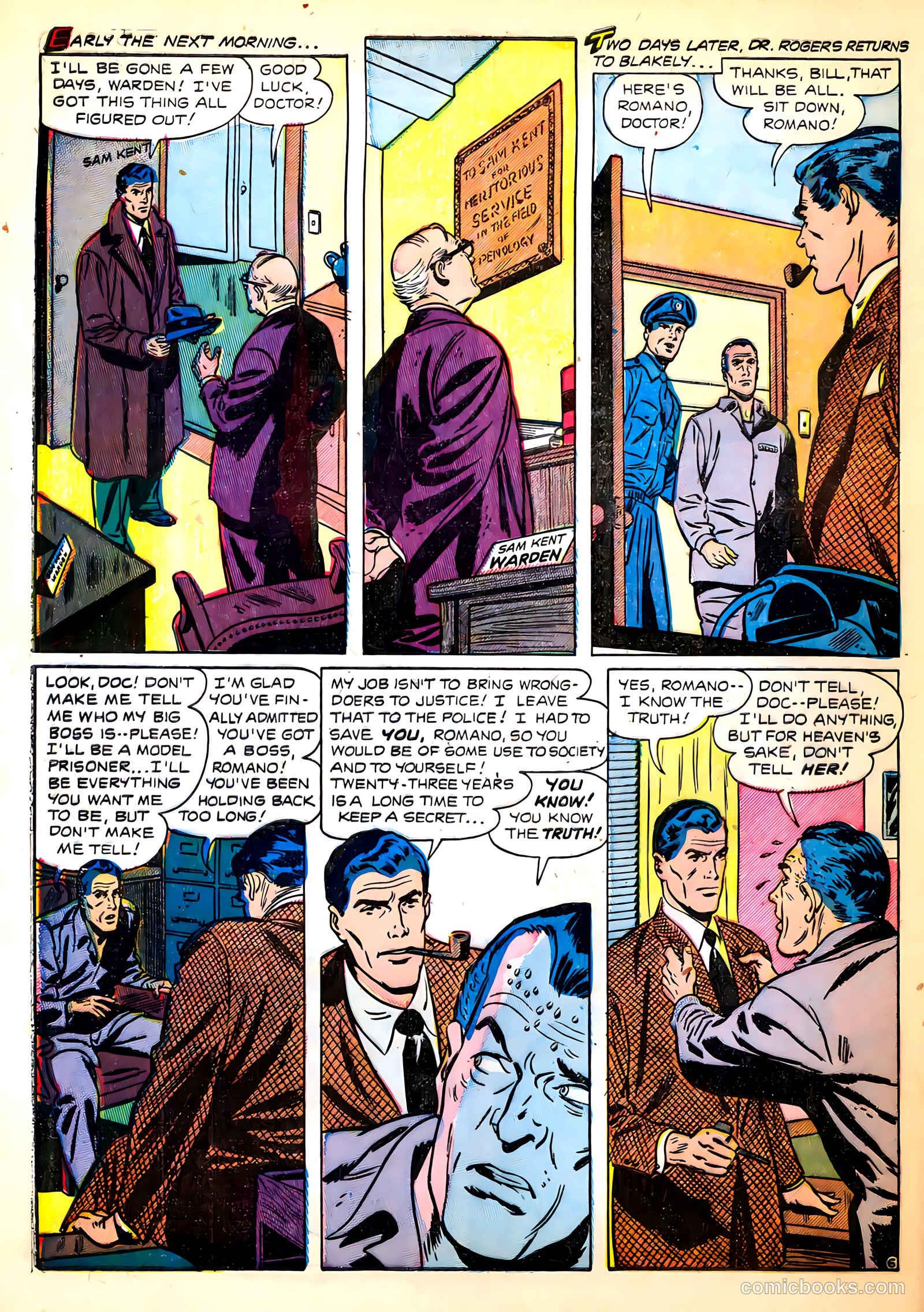 Crime Clinic #4 (1952) — page 32 of 36