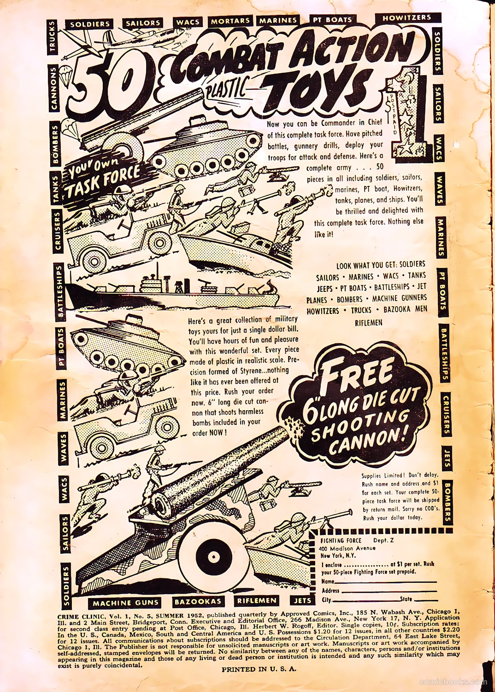 Crime Clinic #5 (1952) — page 2 of 36