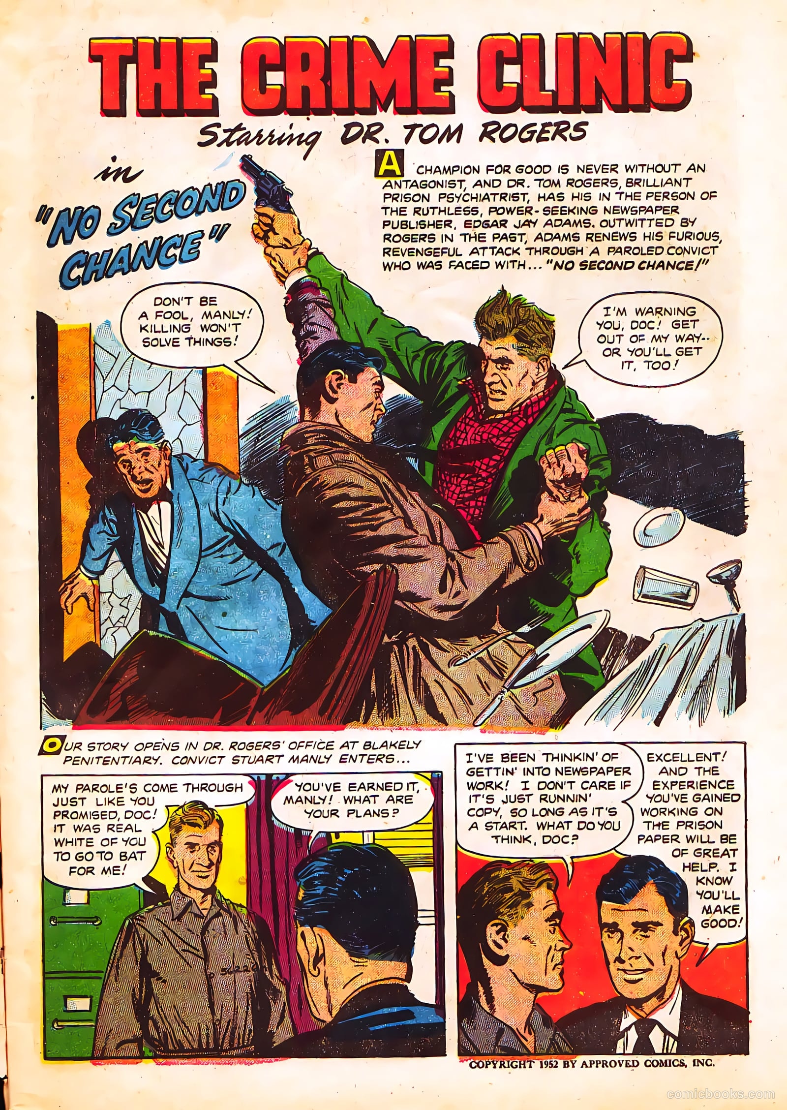 Crime Clinic #5 (1952) — page 3 of 36
