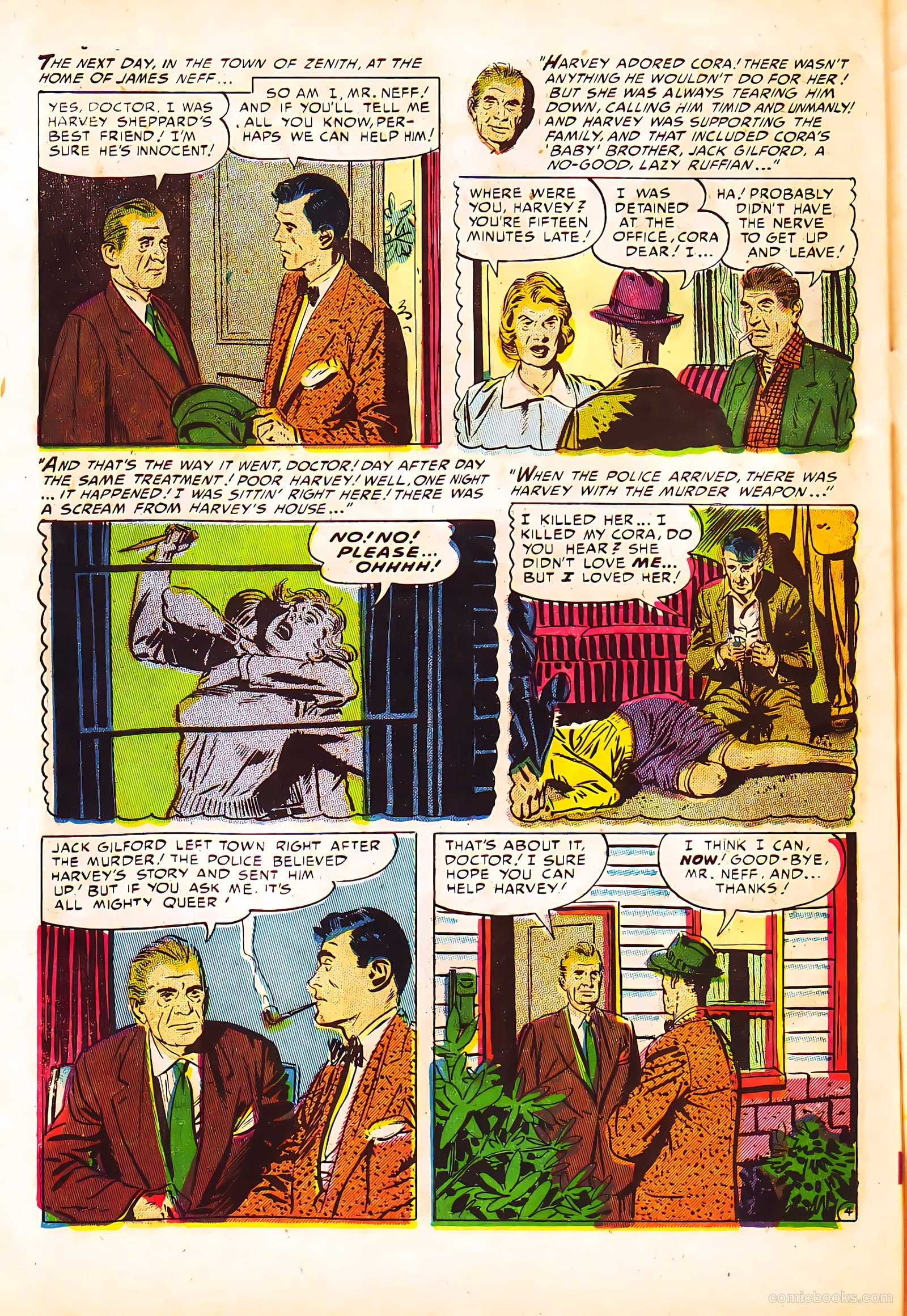 Crime Clinic #5 (1952) — page 30 of 36