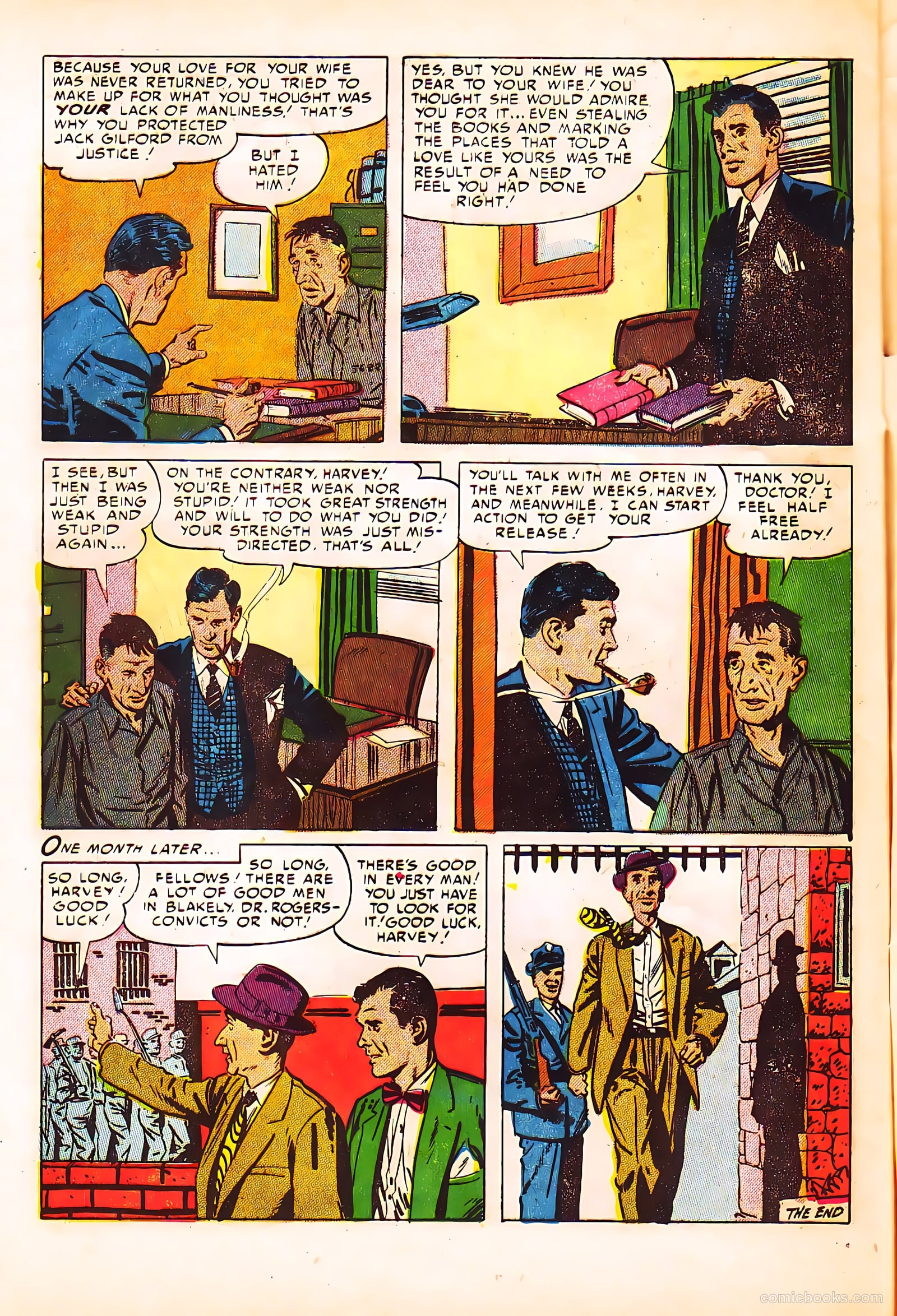 Crime Clinic #5 (1952) — page 32 of 36