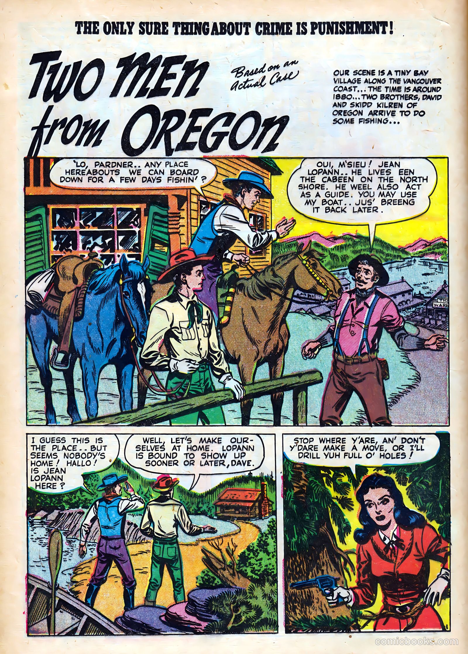 Crime Detective Comics #1 (1950) — page 22 of 52