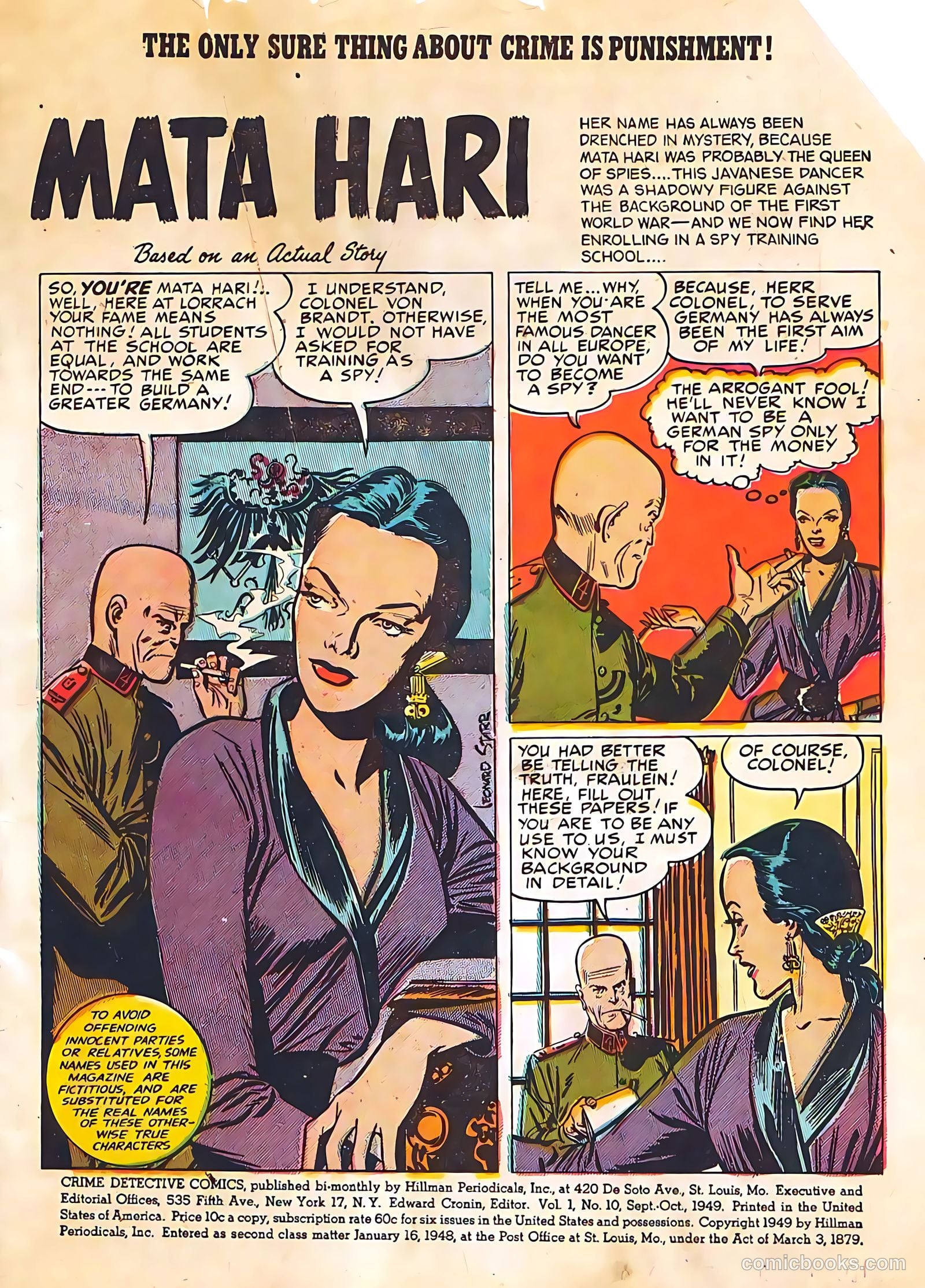 Crime Detective Comics #10 (1949) — page 2 of 49