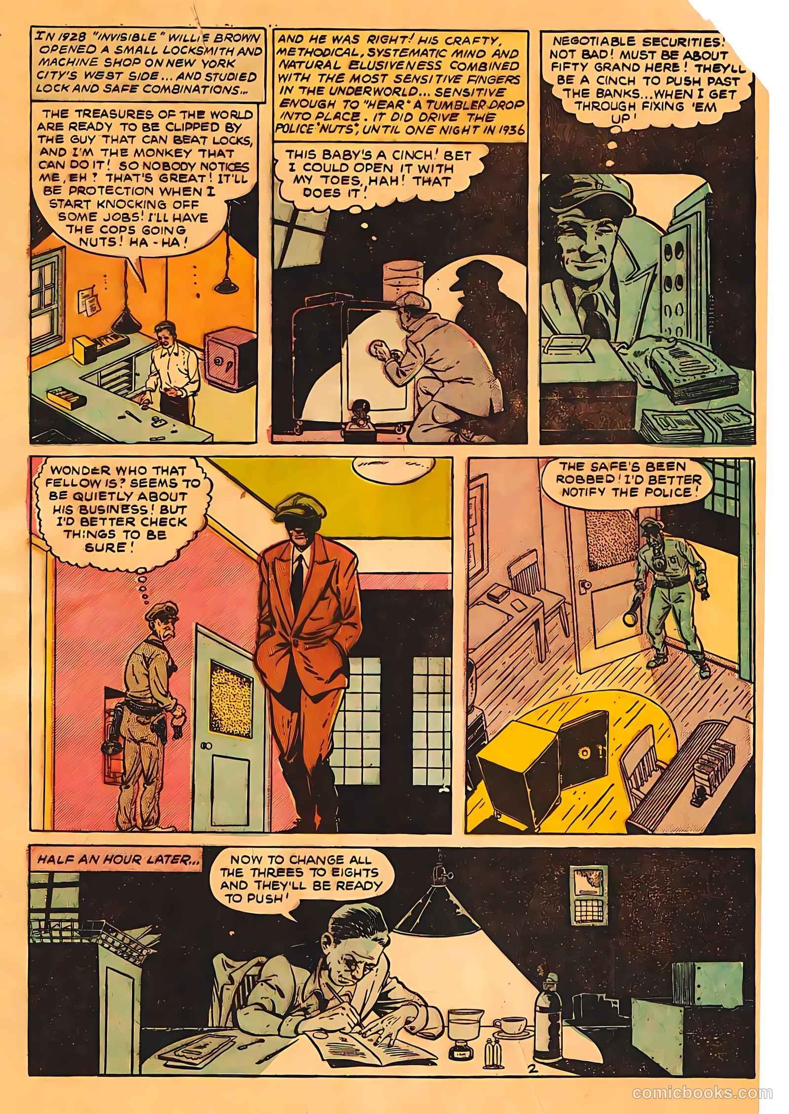 Crime Detective Comics #10 (1949) — page 42 of 49