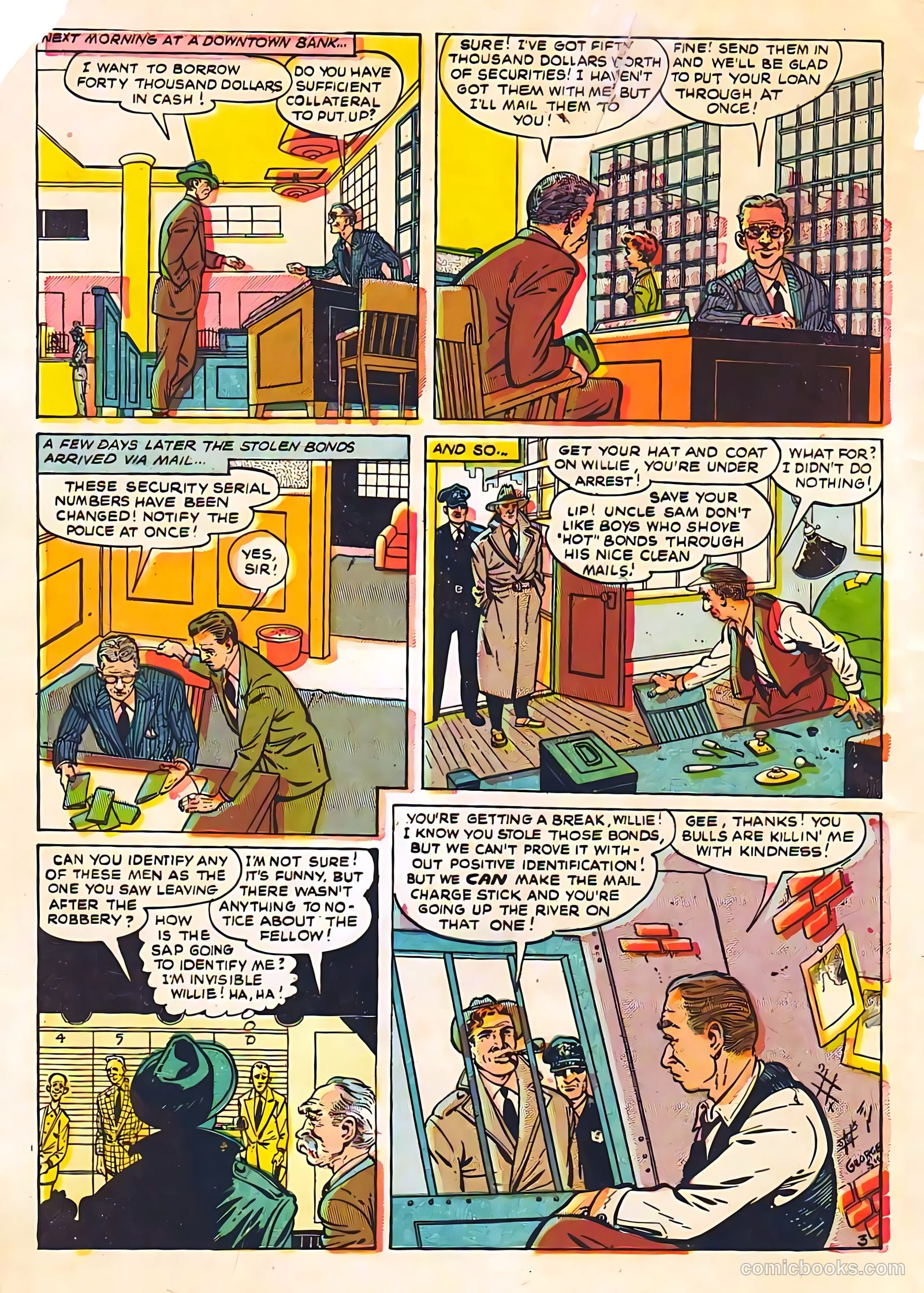 Crime Detective Comics #10 (1949) — page 43 of 49