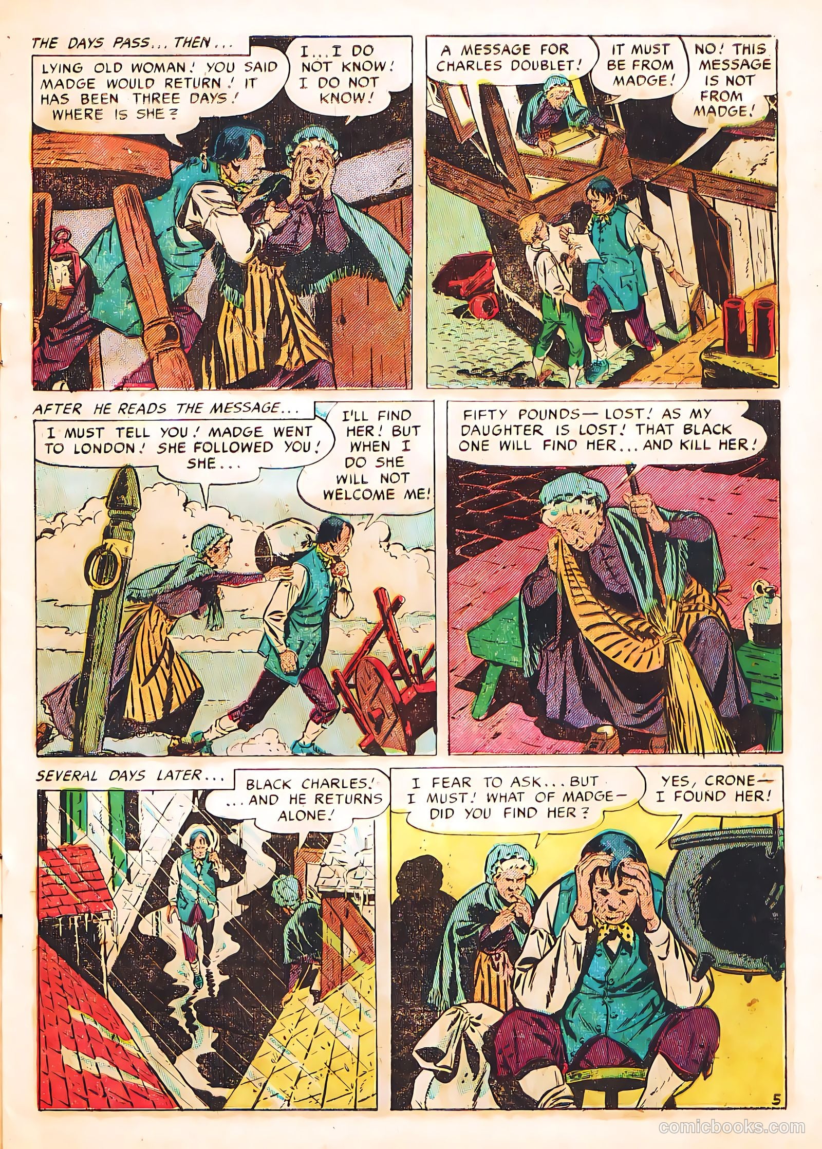 Crime Detective Comics #12 (1950) — page 7 of 36