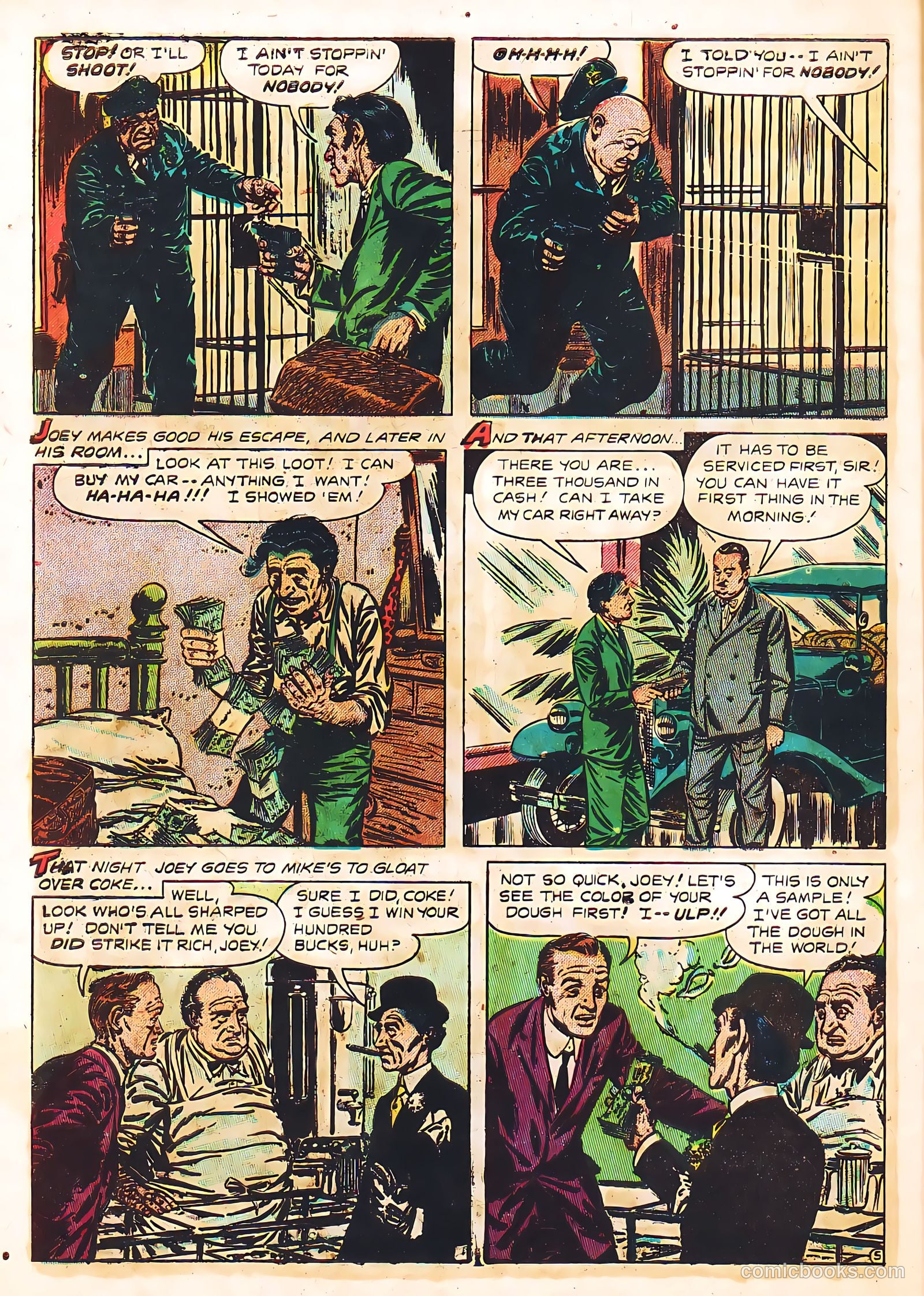 Crime Detective Comics #12 (1950) — page 32 of 36