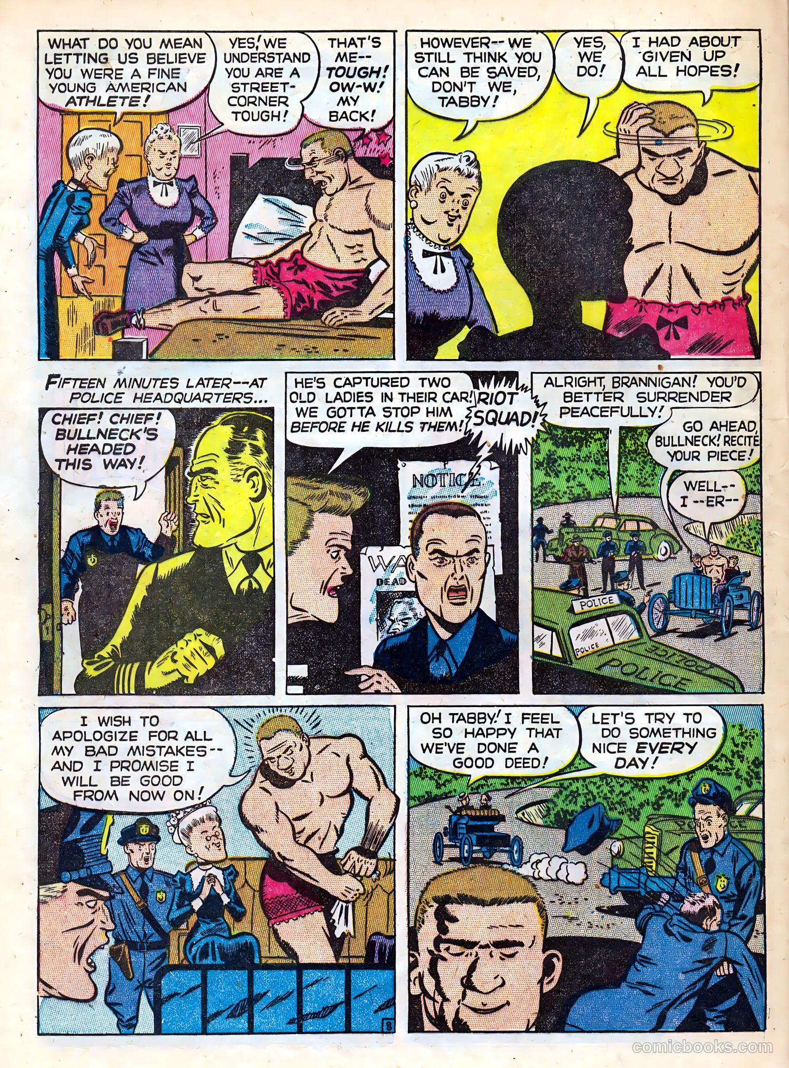 Crime Detective Comics #3 (1952) — page 40 of 53