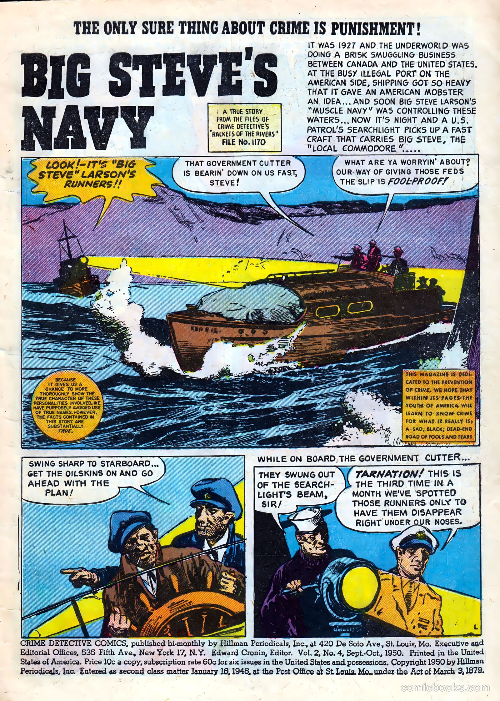 Crime Detective Comics #4 (1950) — page 3 of 52