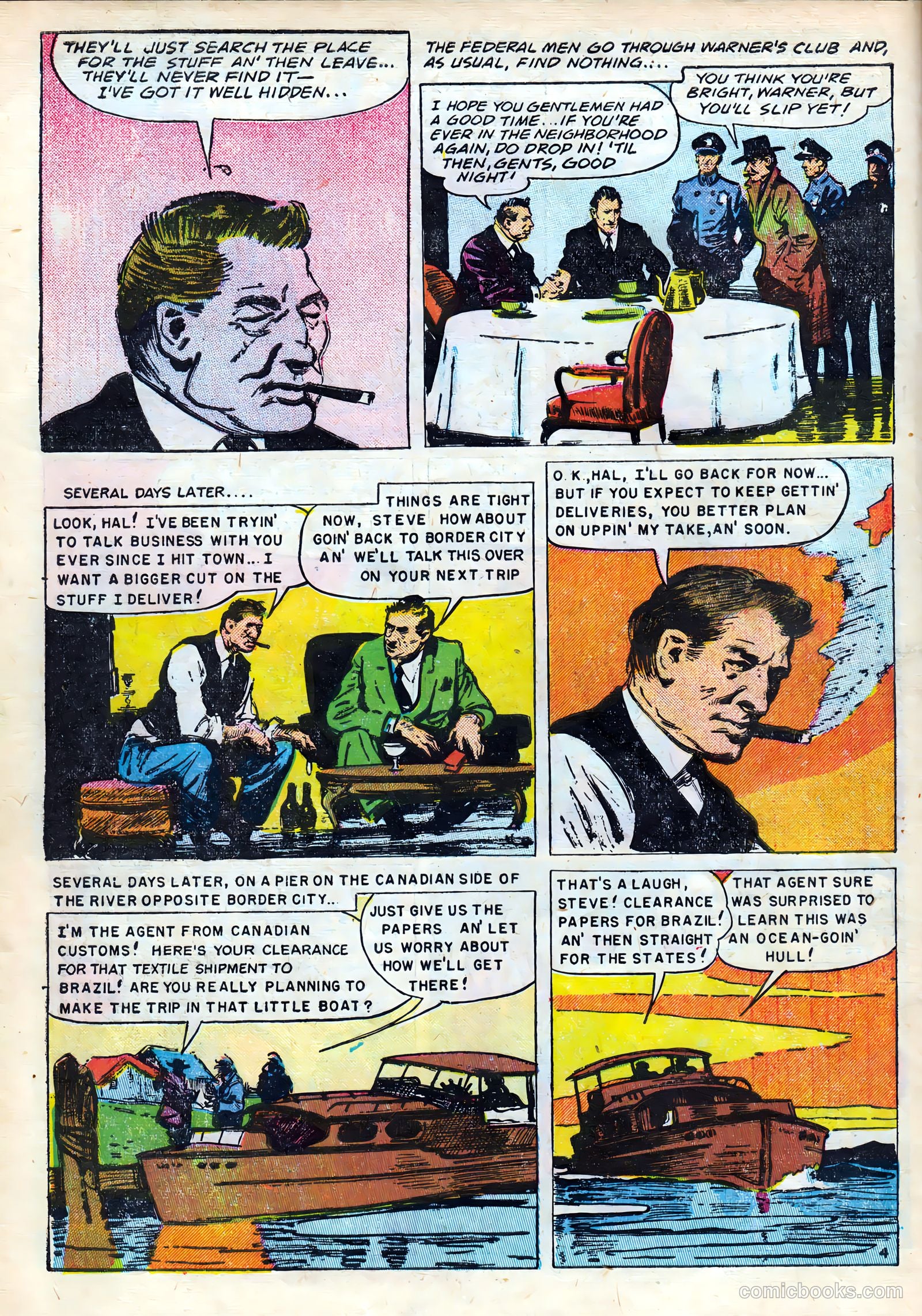 Crime Detective Comics #4 (1950) — page 6 of 52