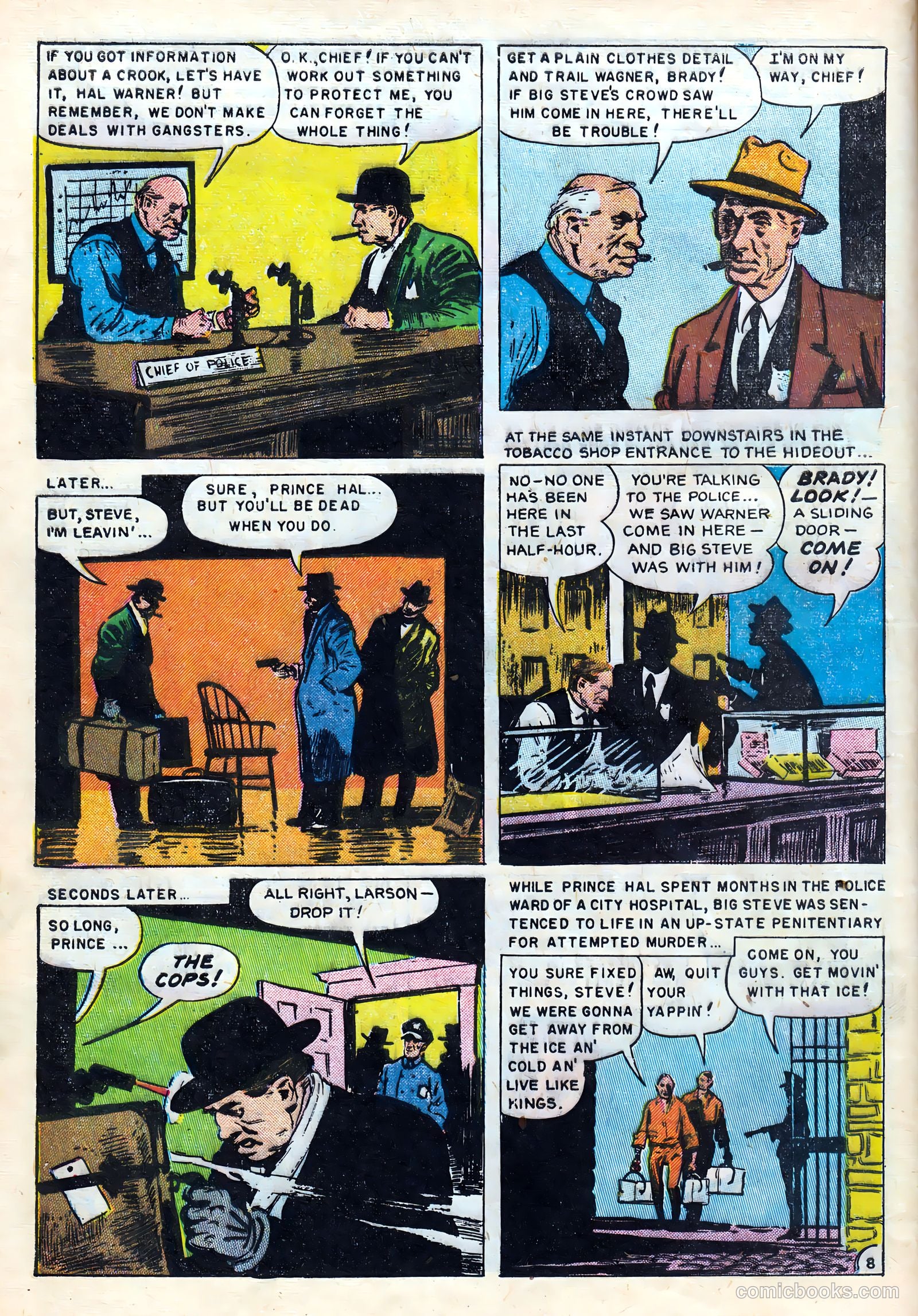 Crime Detective Comics #4 (1950) — page 10 of 52