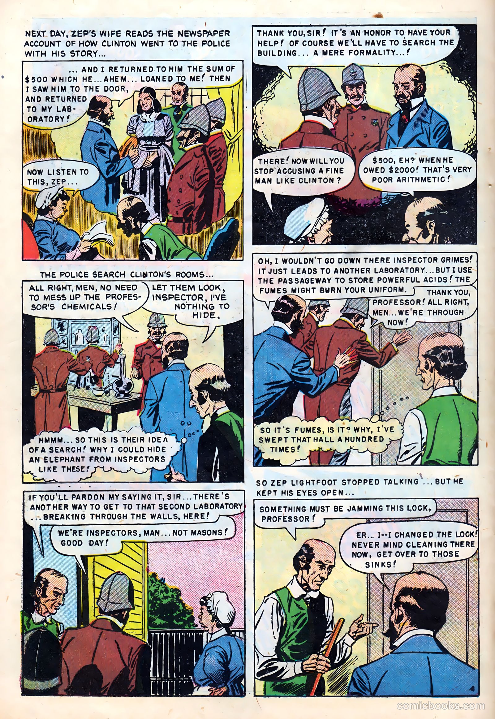 Crime Detective Comics #4 (1950) — page 38 of 52
