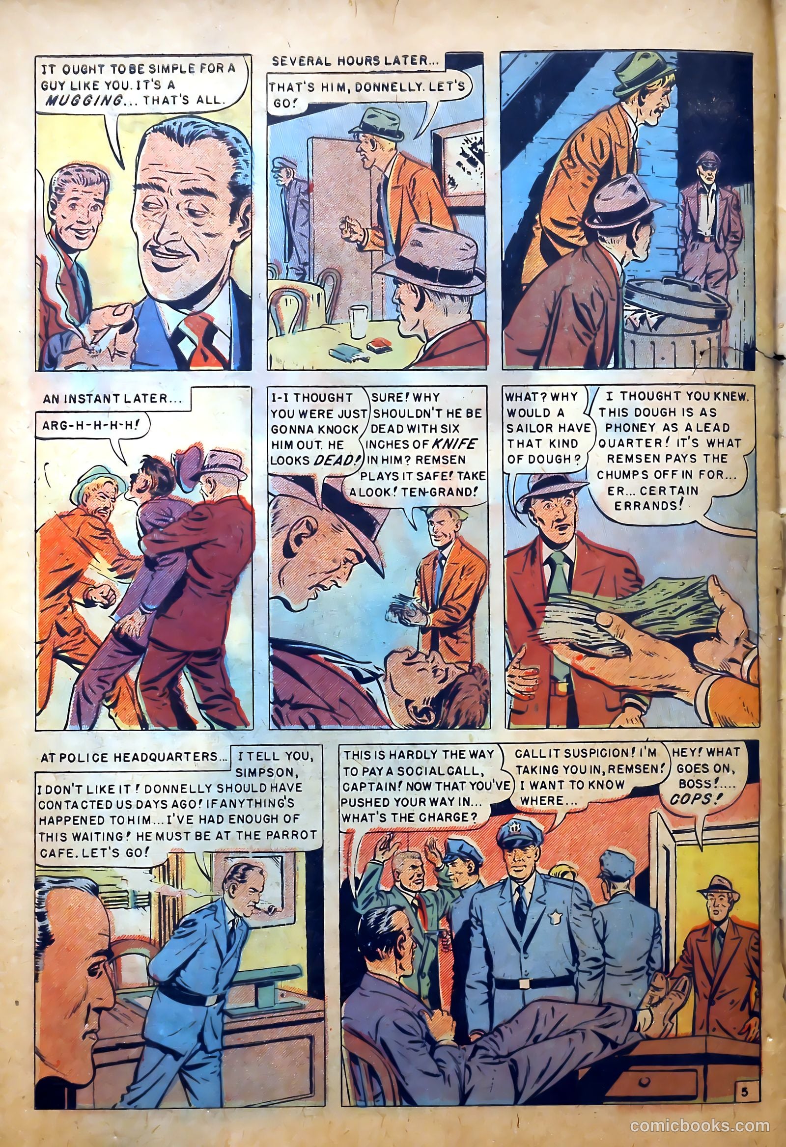 Crime Detective Comics #5 (1952) — page 45 of 53